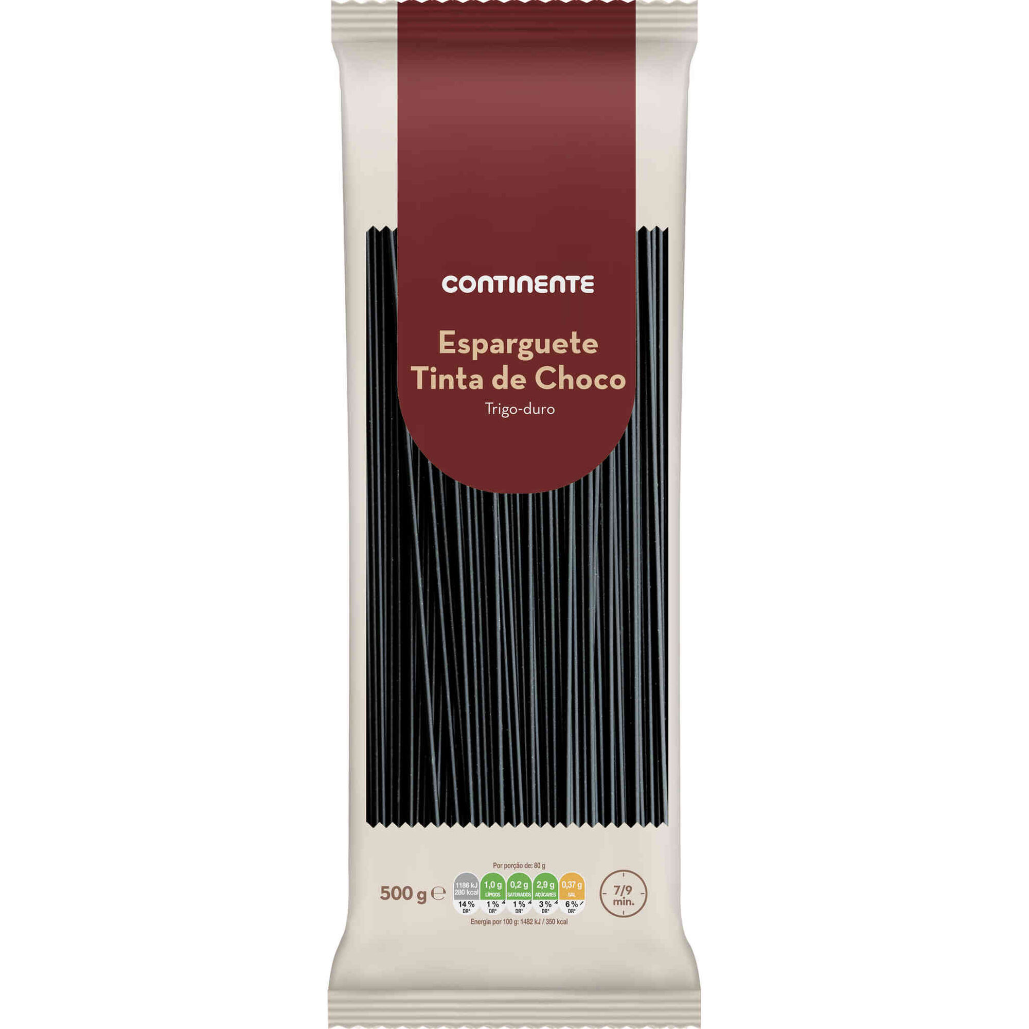 Massa Esparguete Tinta de Choco