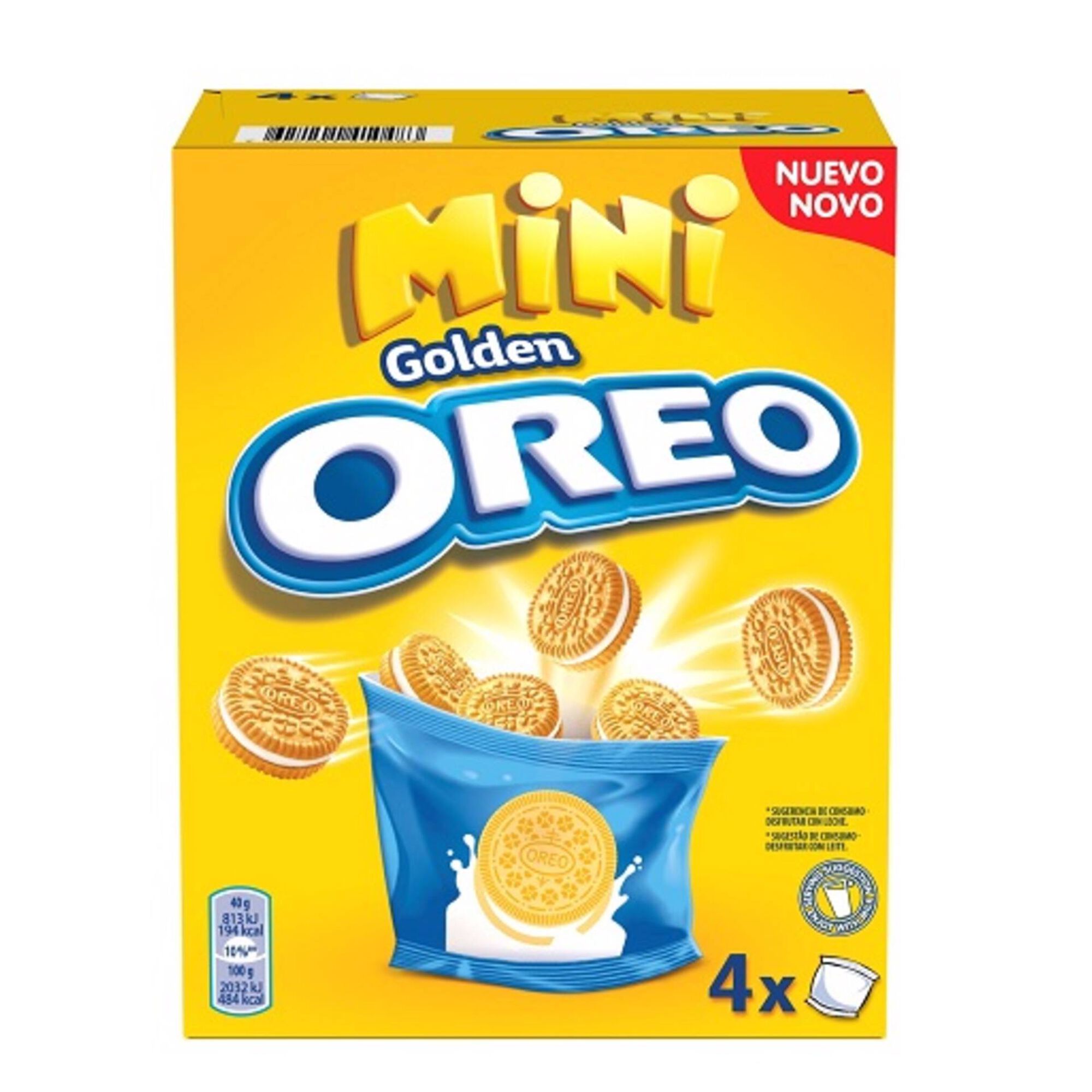 Bolachas Golden Mini Recheio de Creme