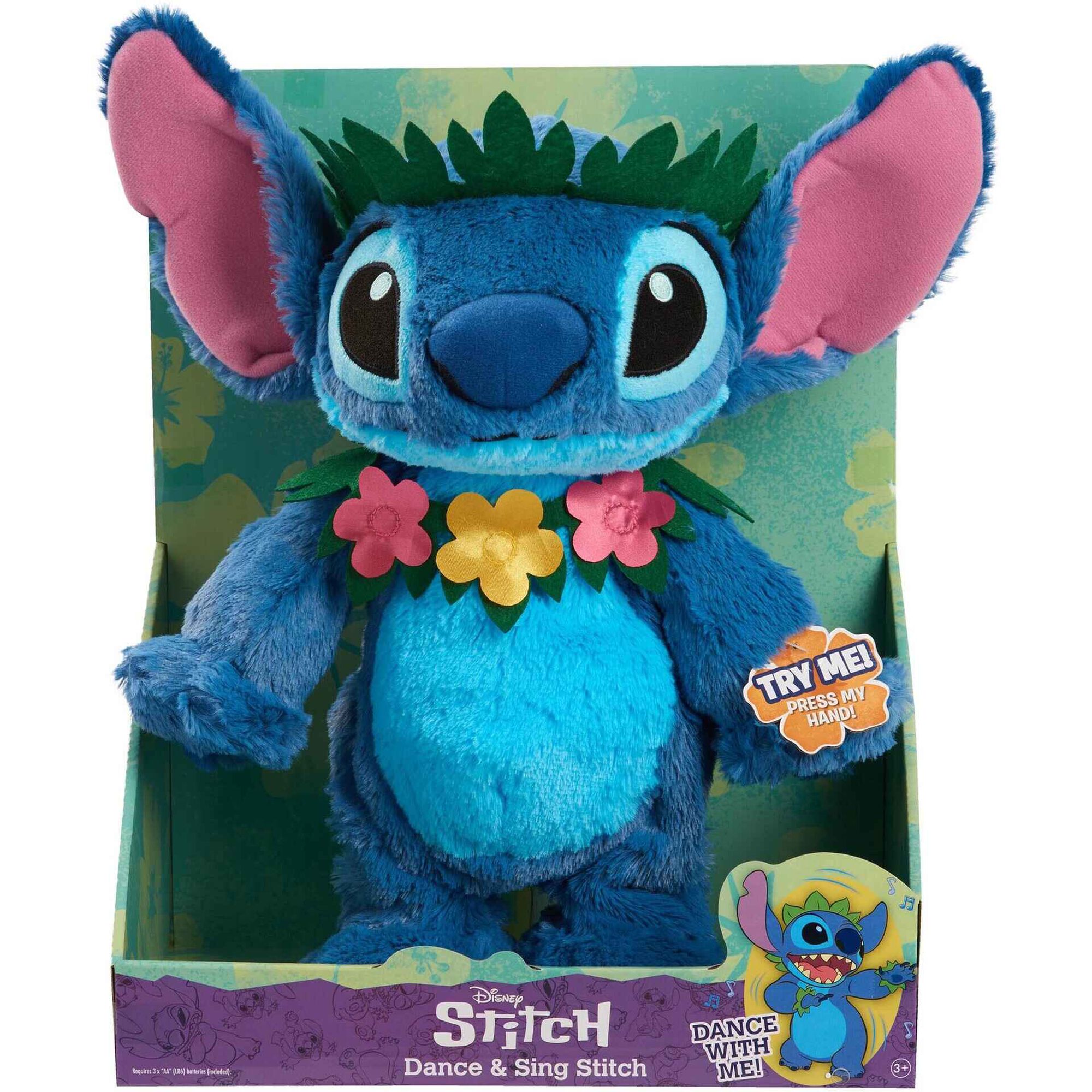 Peluche Stitch Canta e Dança