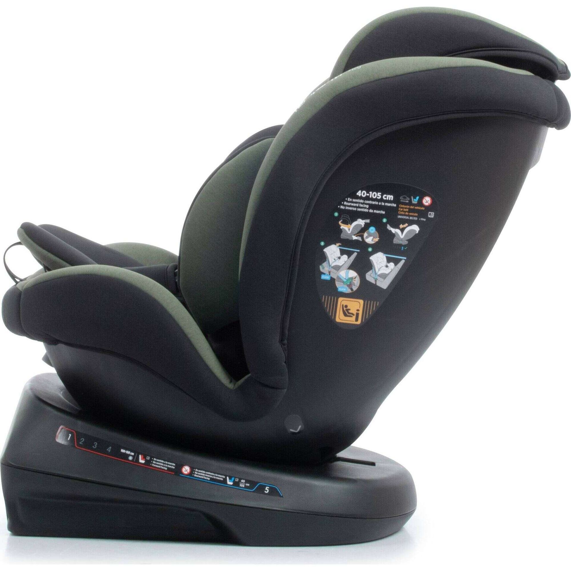 Cadeira Auto I-Size 40-150cm Sanna Ibelt Verde Vivitta