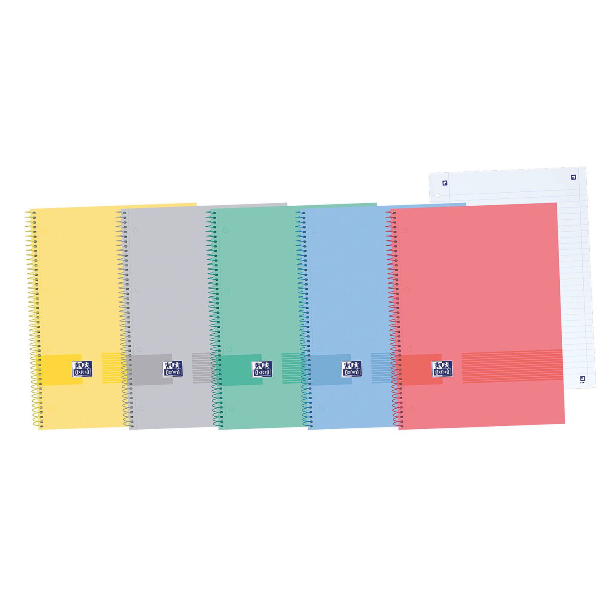 Caderno Espiral A4 Pautado (várias cores)