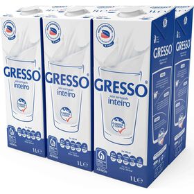 Leite UHT Inteiro Gresso