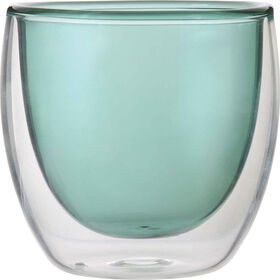 Copo Café 90ml Parede Dupla Verde Copo Café 90ml Parede Dupla Verde