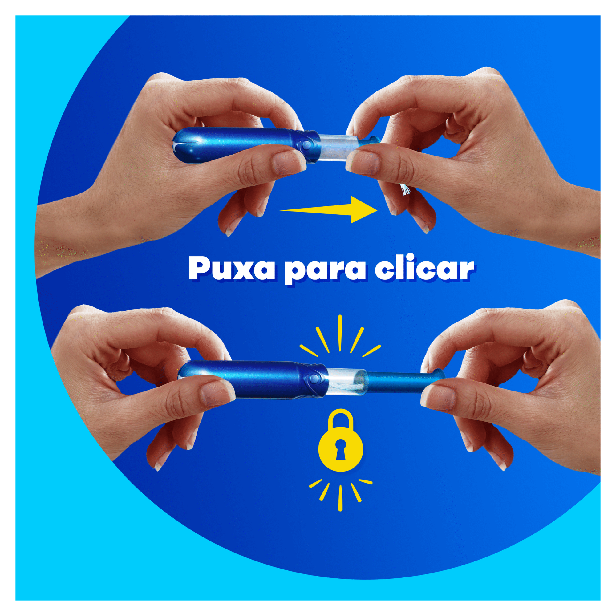 Tamp&otilde;es Compak Regular Com Aplicador Tampax