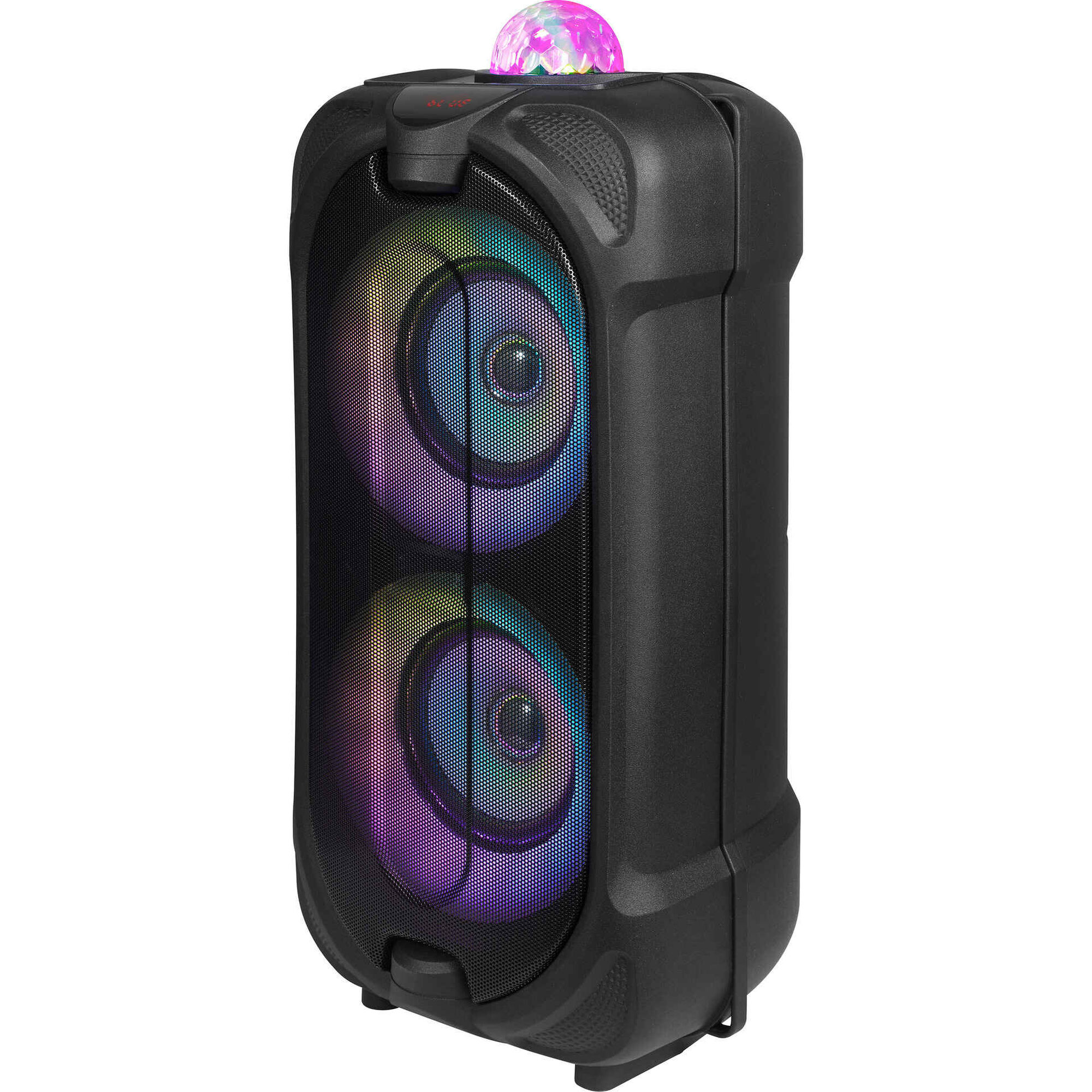 Coluna Dupla Portátil Bluetooth com Luzes Coluna Dupla Portátil Bluetooth com Luzes