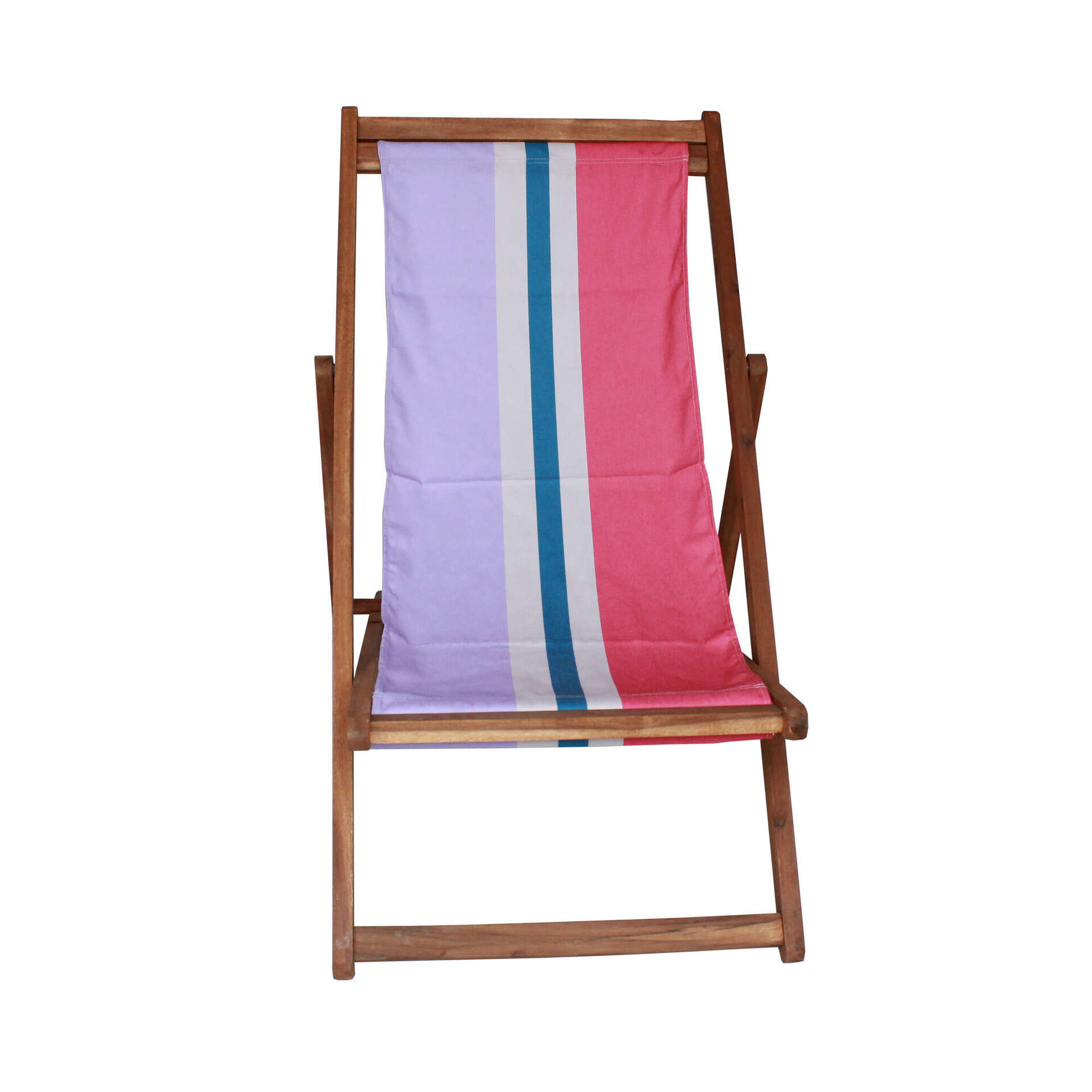 Cadeira Relax Riscas Lilás Boho