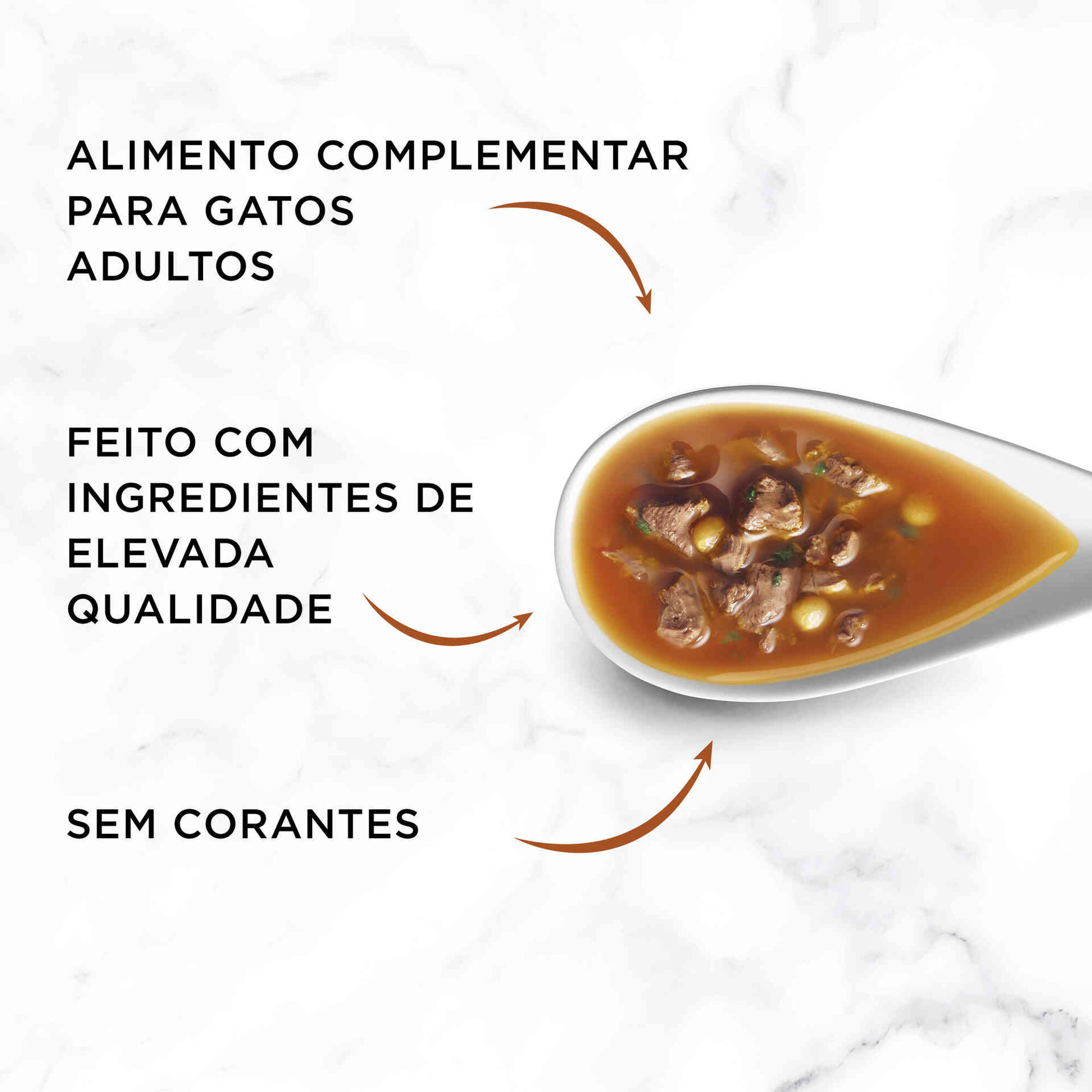 Snack L&iacute;quido para Gato Adulto Soup Royale Frango Purina Gourmet