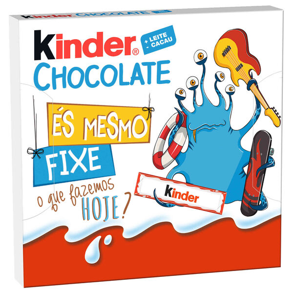 Barrinhas de Chocolate de Leite Kinder