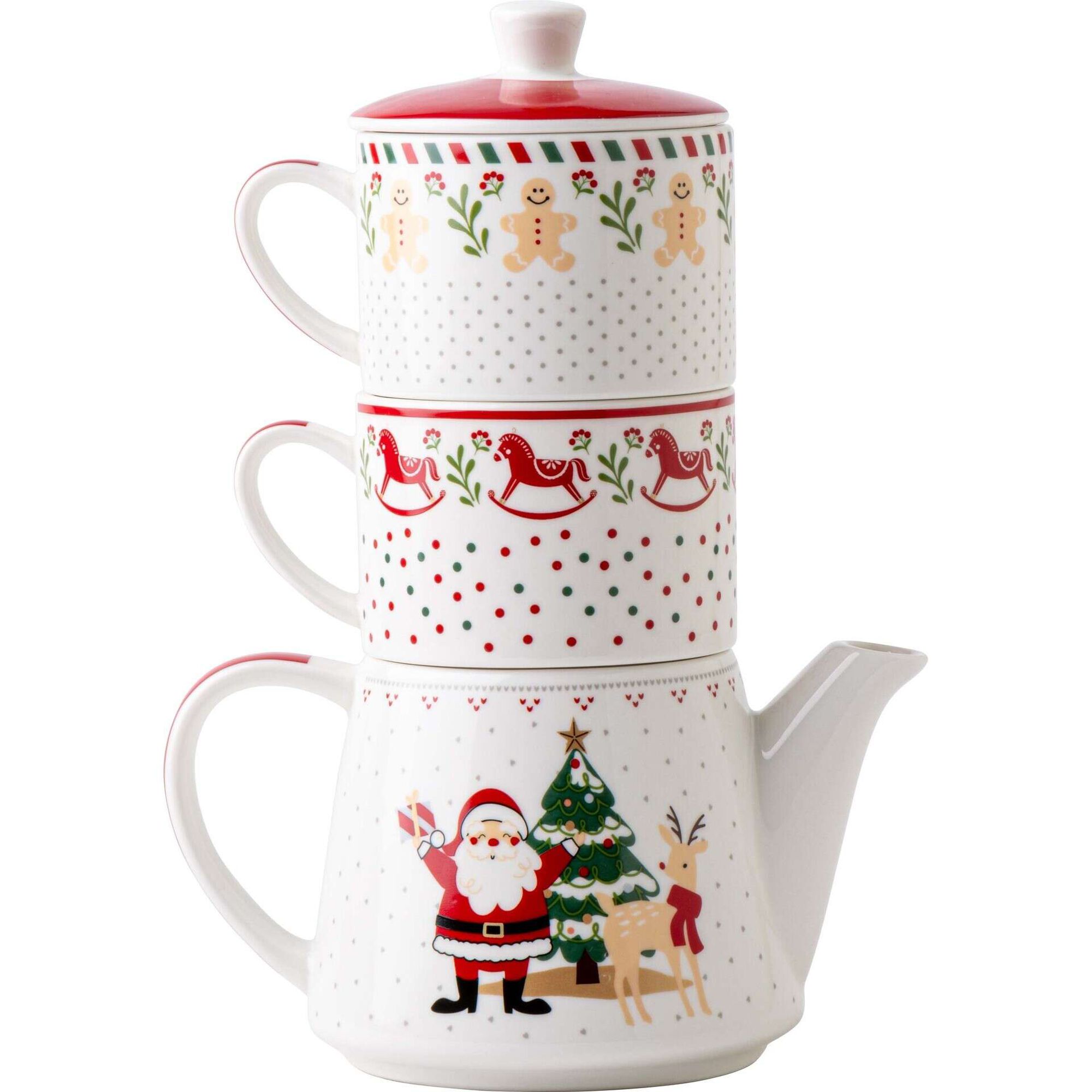 Conjunto 2 Canecas com Bule