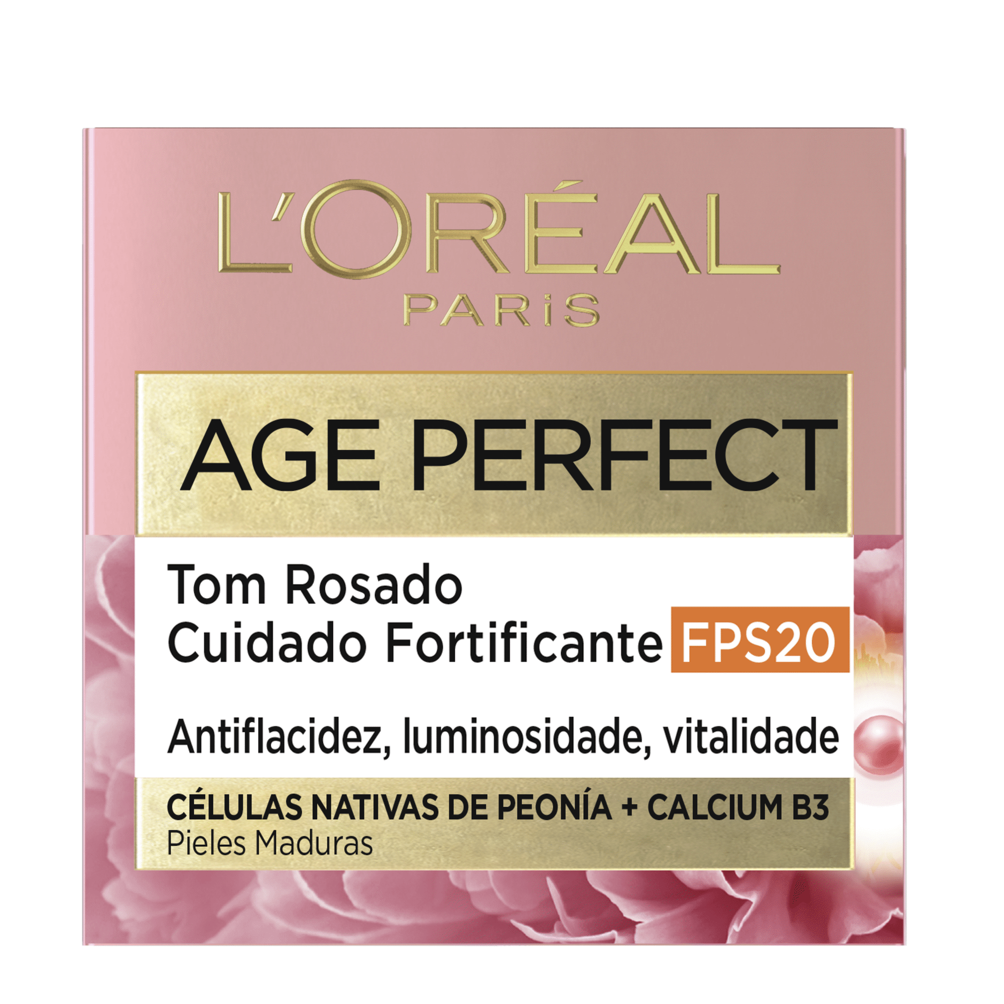 Creme de Rosto Dia Age Perfect Golden Age FPS 20 60+ L'Or&eacute;al Paris