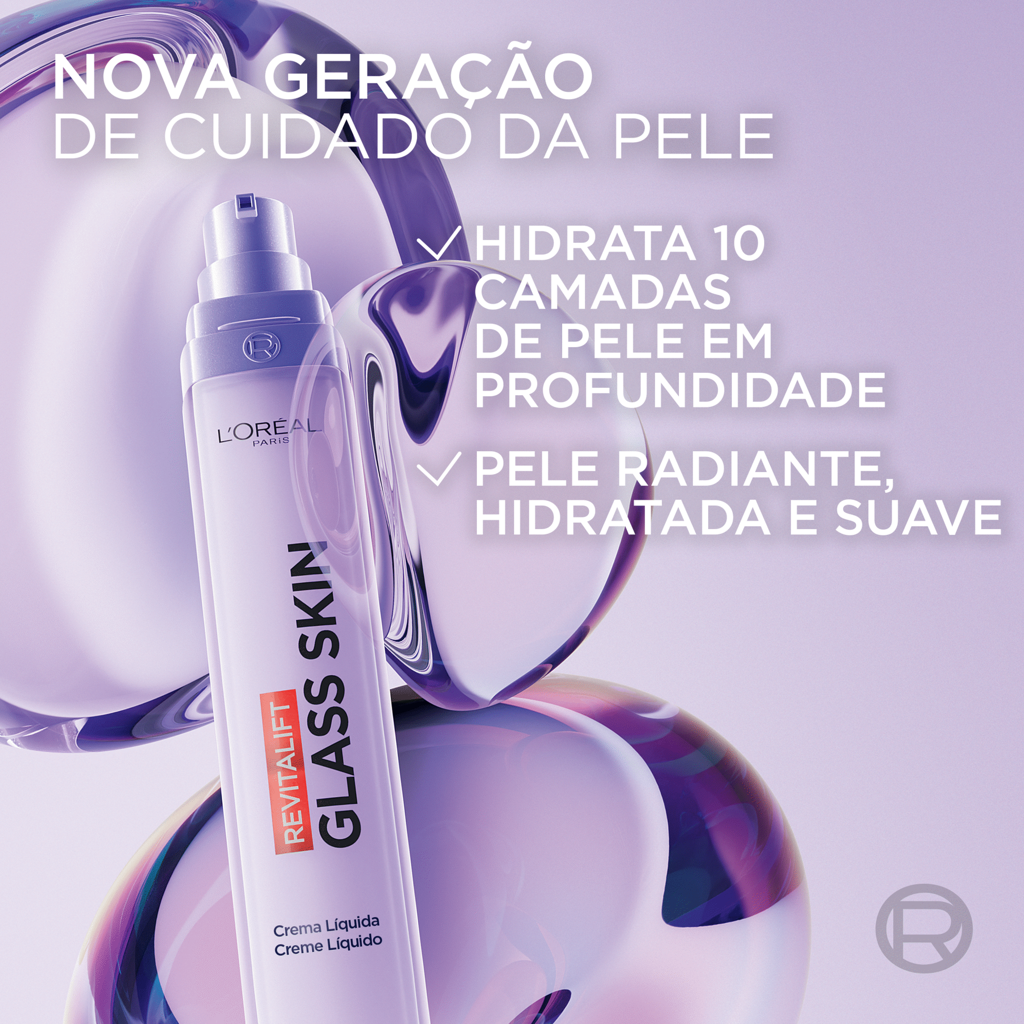 Creme de Dia Revitalift Filler Glass Skin L'Or&eacute;al Paris