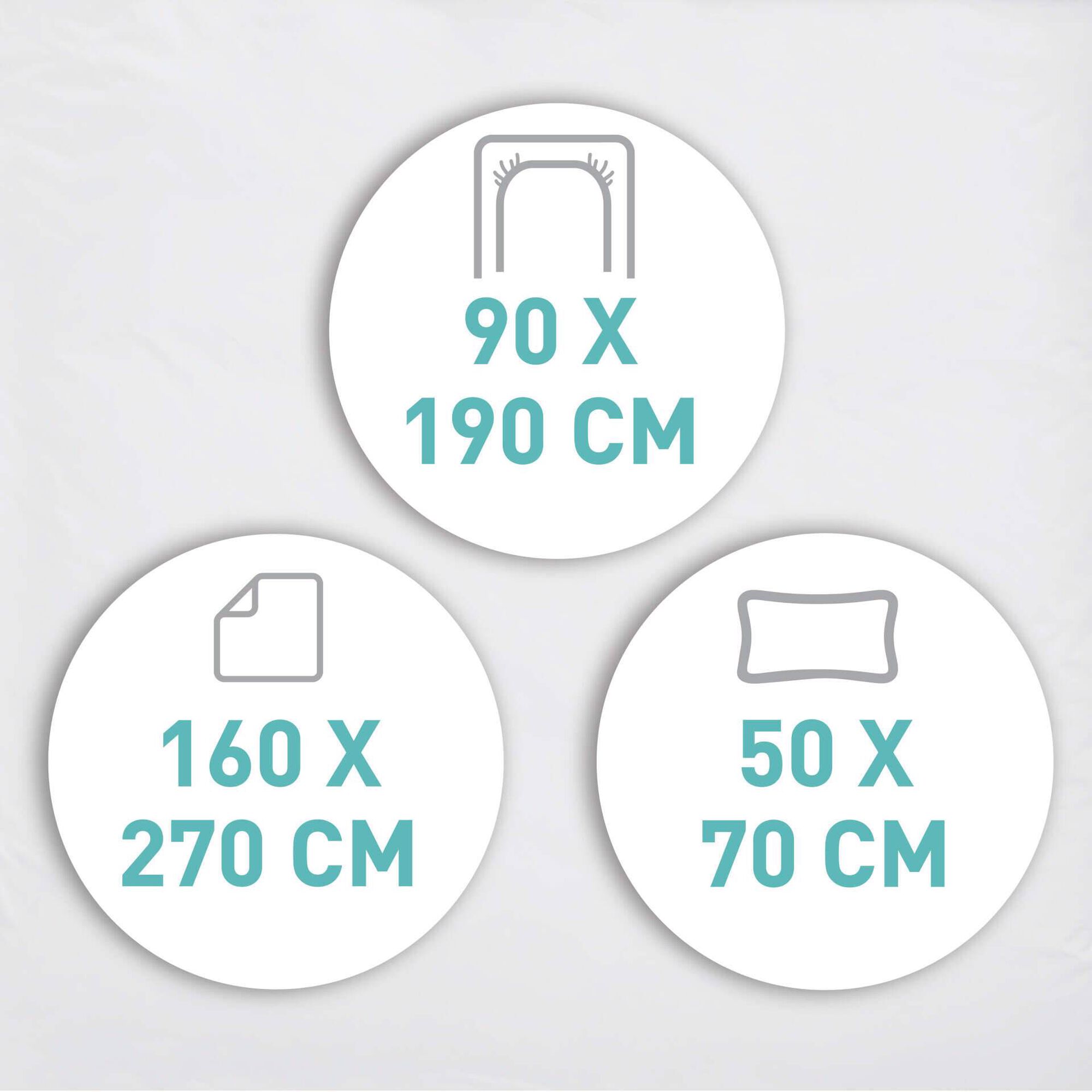 Conjunto Len&ccedil;&oacute;is Microfibra 160x270cm Cinza Kasa