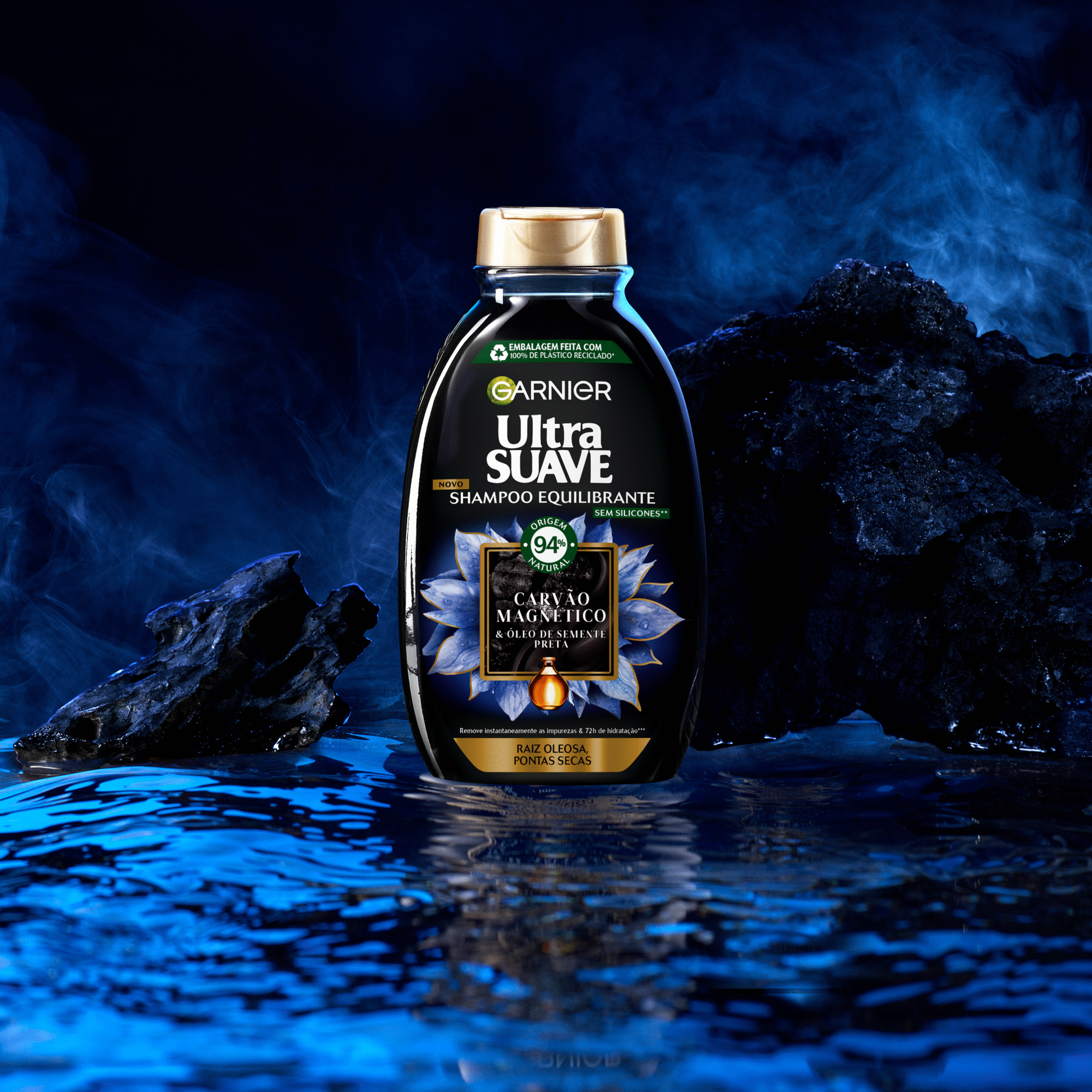 Champ&ocirc; Carv&atilde;o Garnier Ultra Suave