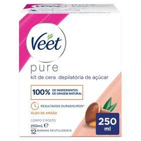 Kit Cera Depilatória Pure Óleo de Argão