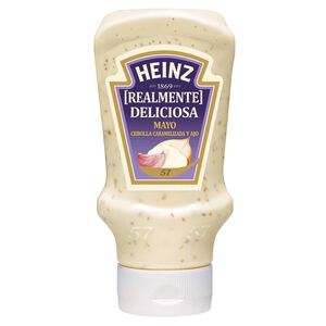 Maionese com Cebola Caramelizada e Alho Top Down Heinz