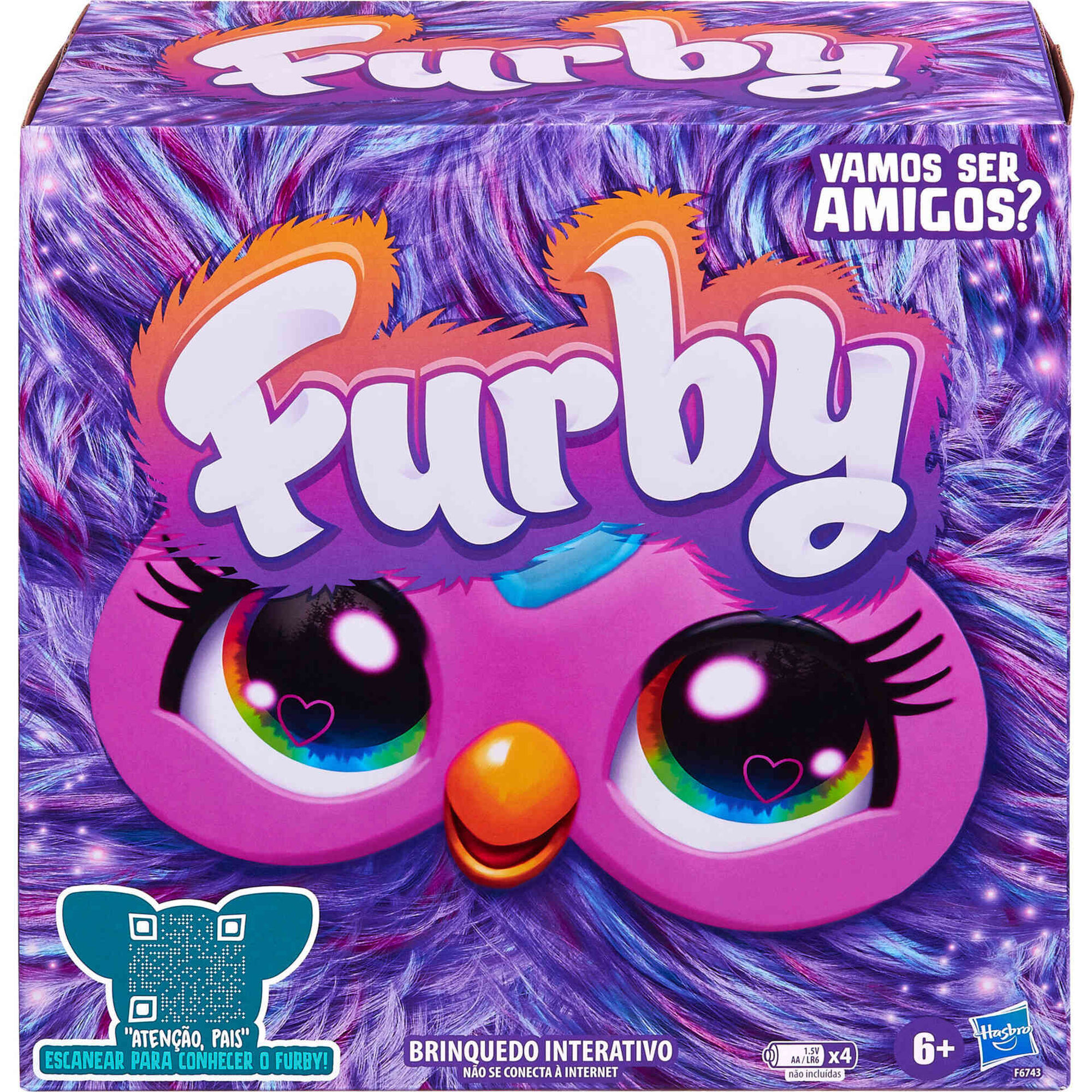 Peluche Furby Roxo