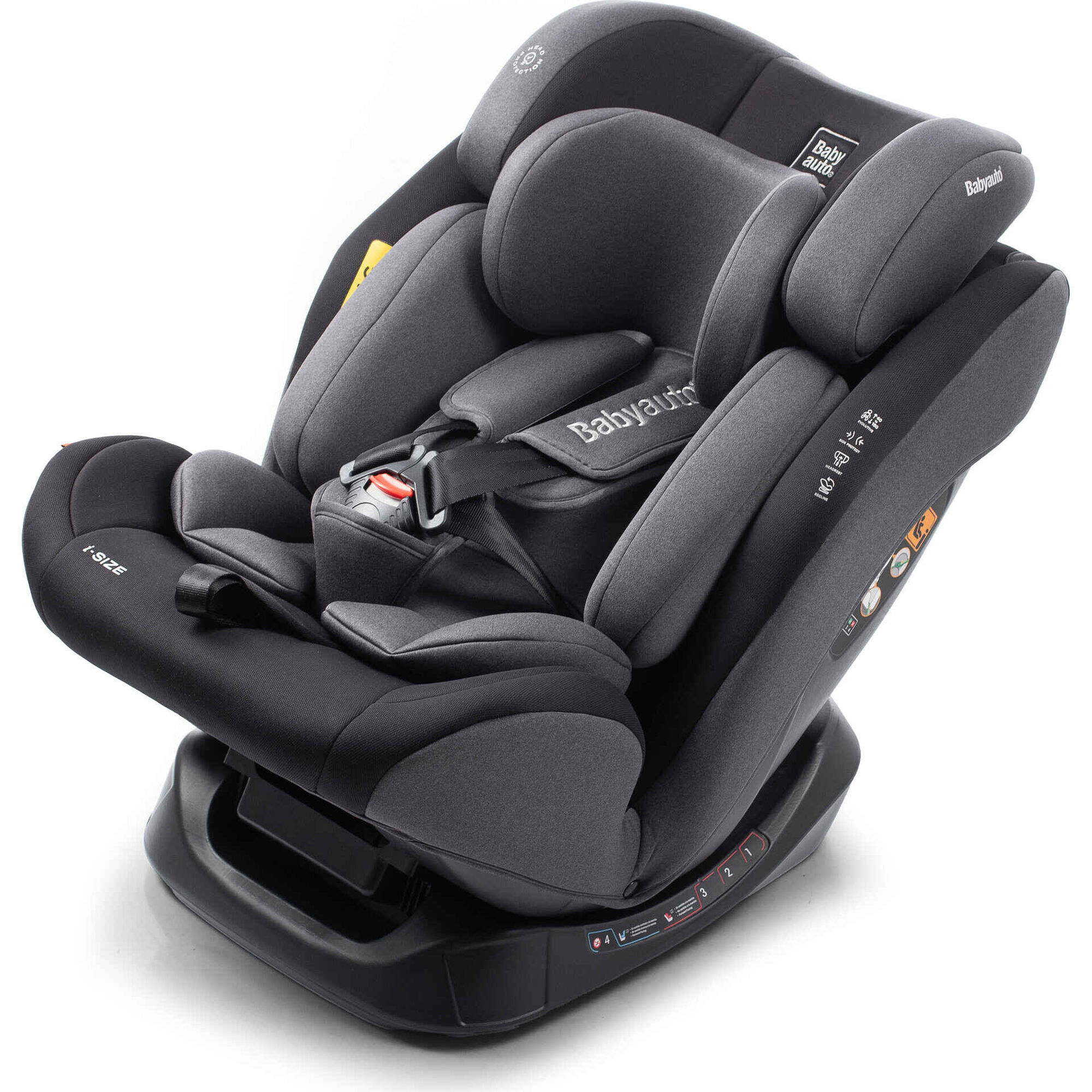 Cadeira Auto I-Size 40-150cm Lolo Belt Cinza Escuro