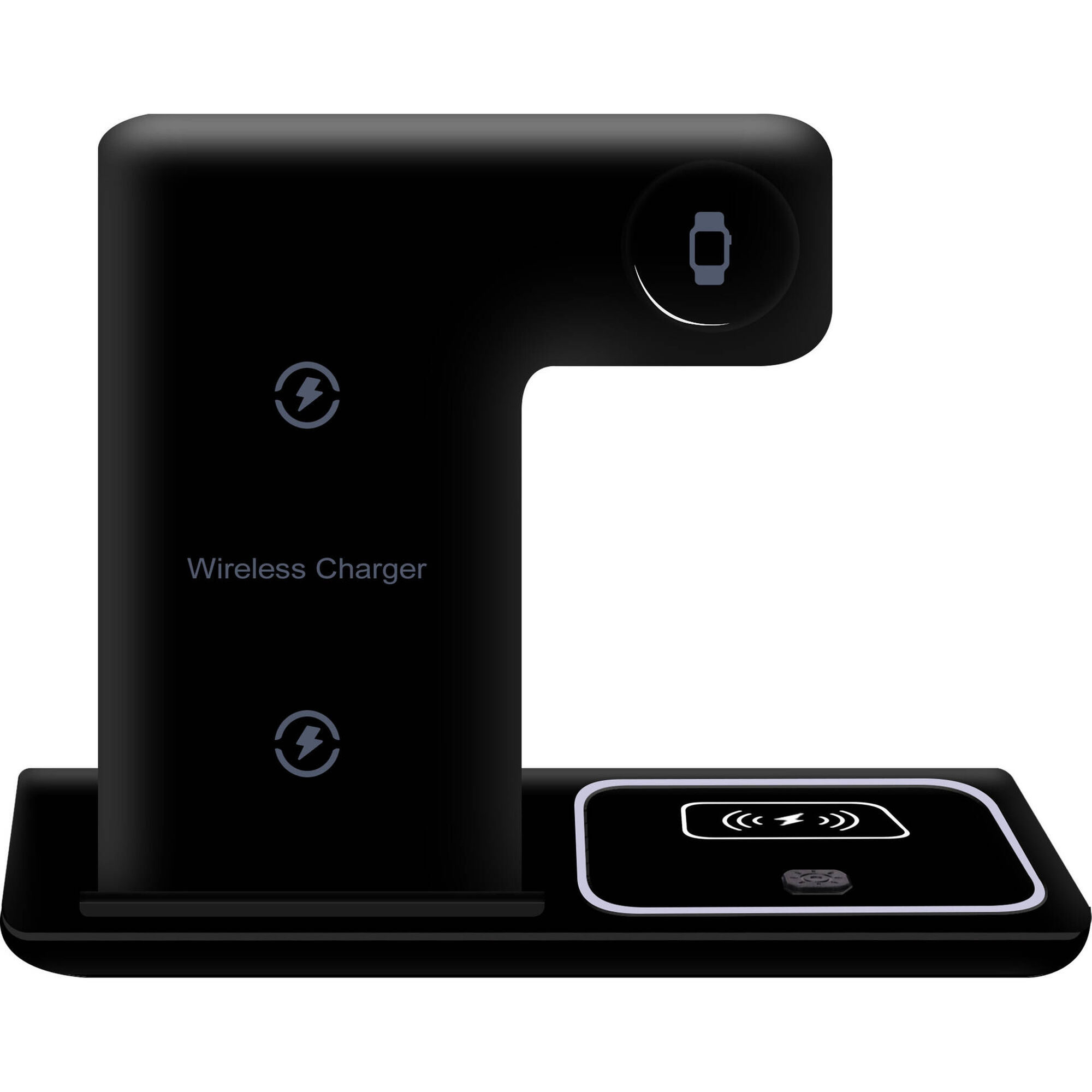 Suporte e Carregador Wireless 3 em 1 Bazar&atilde;o