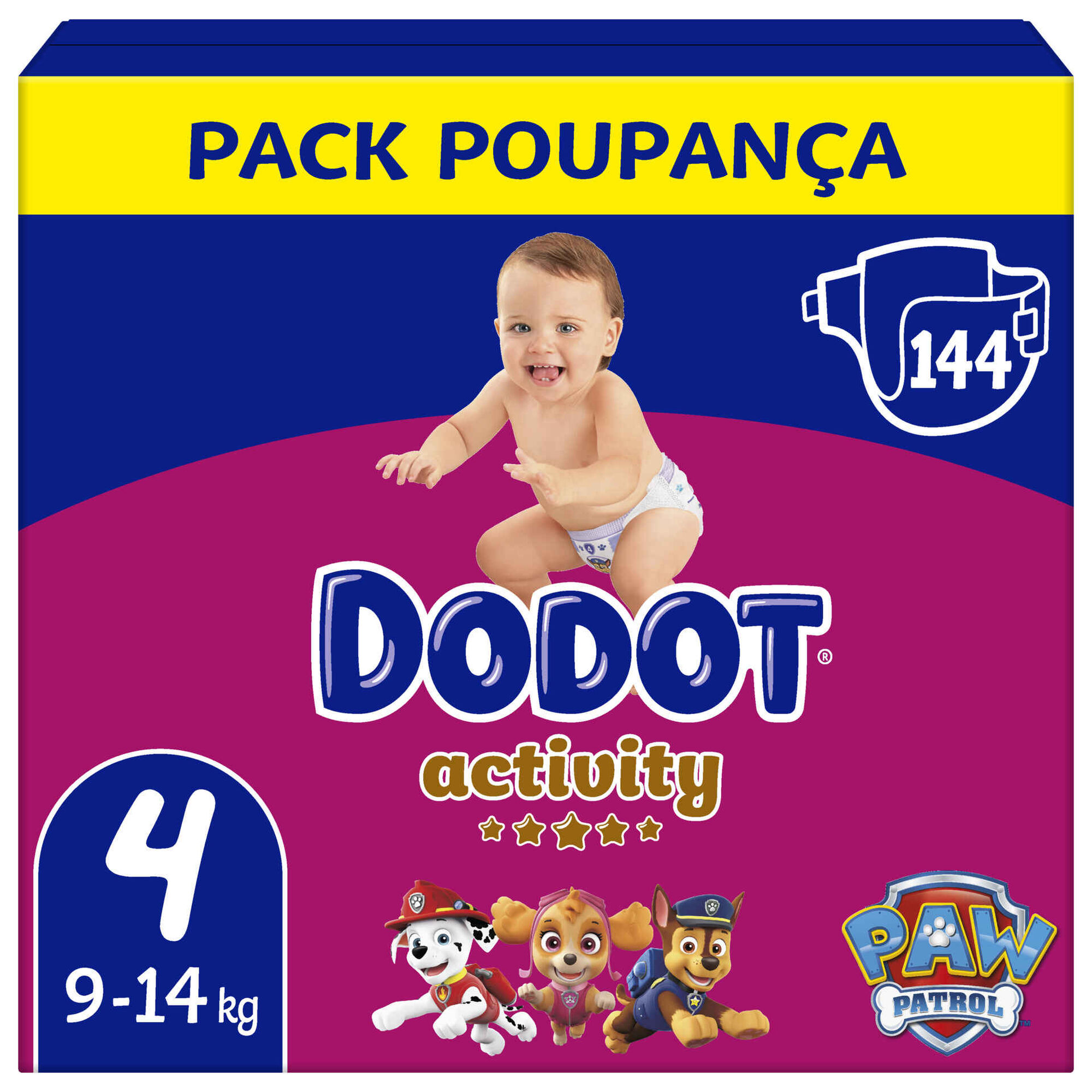 Box Fraldas Activity XXL 9-14kg T4 Box Fraldas Activity XXL 9-14kg T4