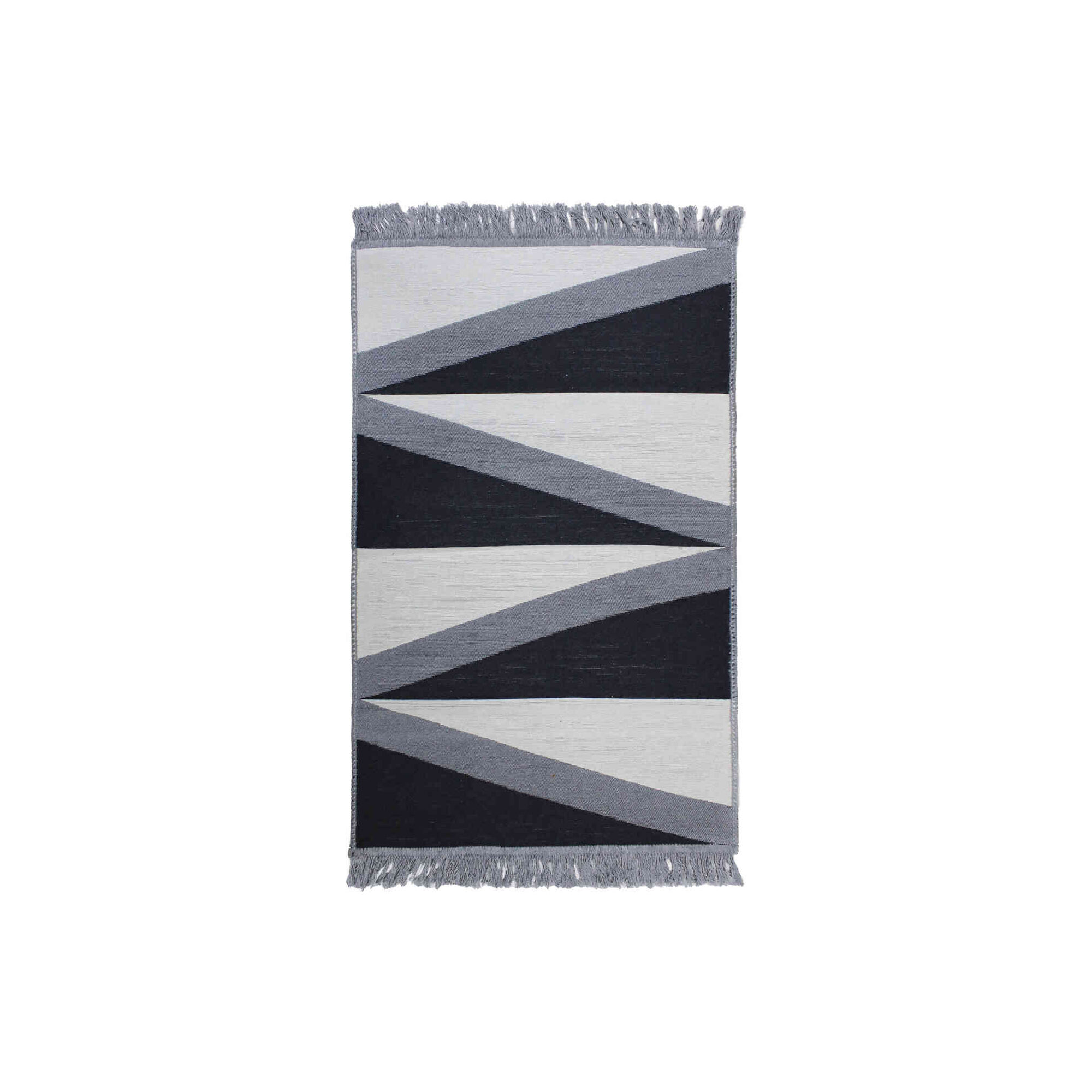 Tapete 70x120cm Cinza Levi