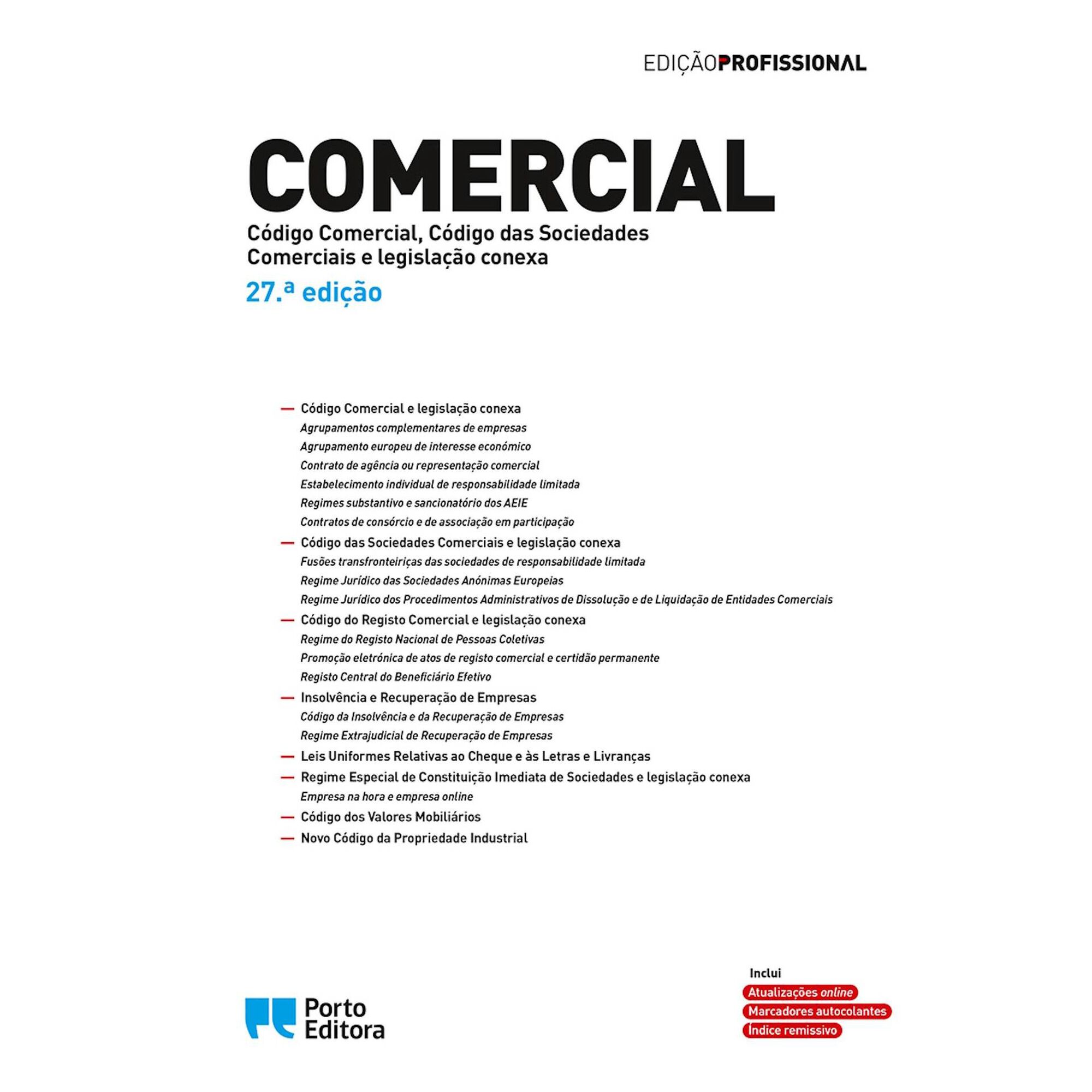 C&oacute;digo Comercial (27&ordf; Edi&ccedil;&atilde;o)