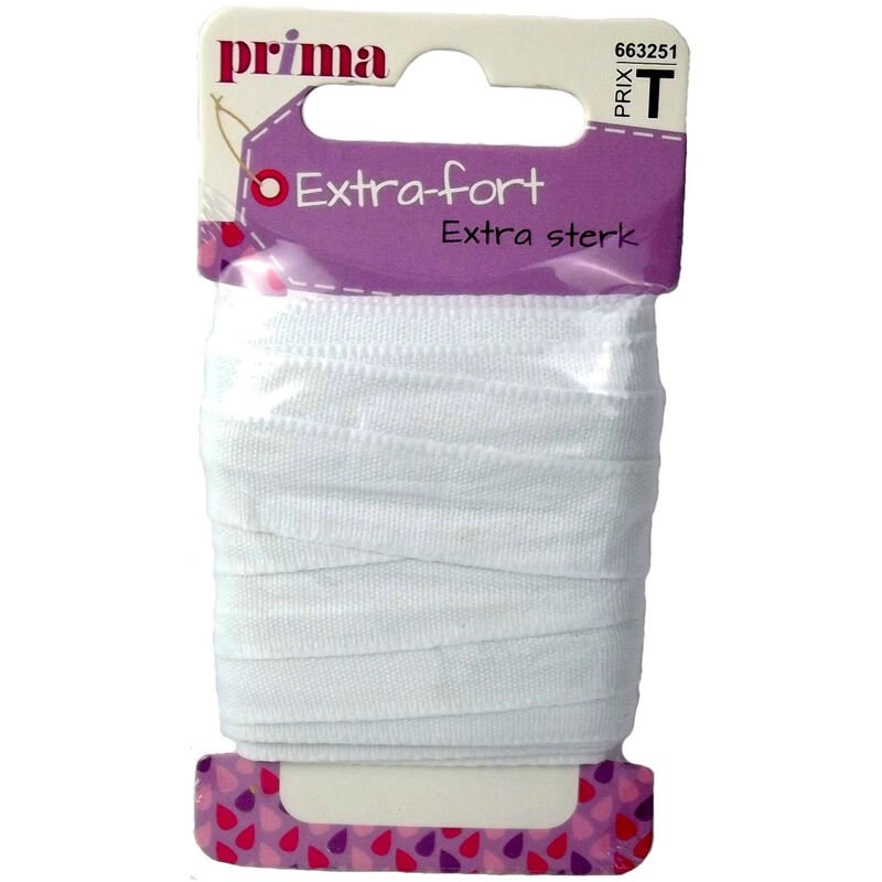 Fita Extra-Forte 8m Branca Prima