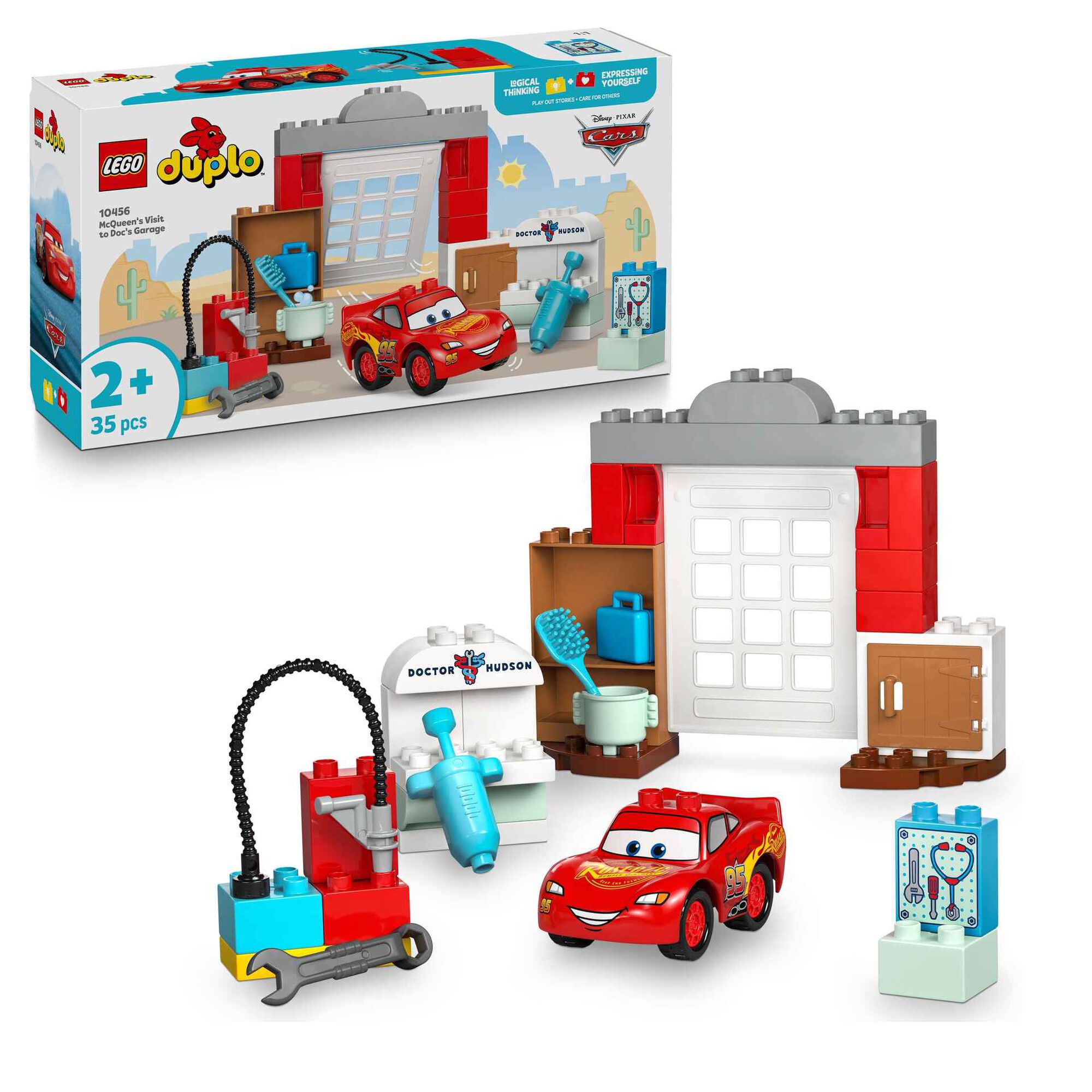 LEGO Duplo - Visita do McQueen &agrave; Garagem do Doc - 10456