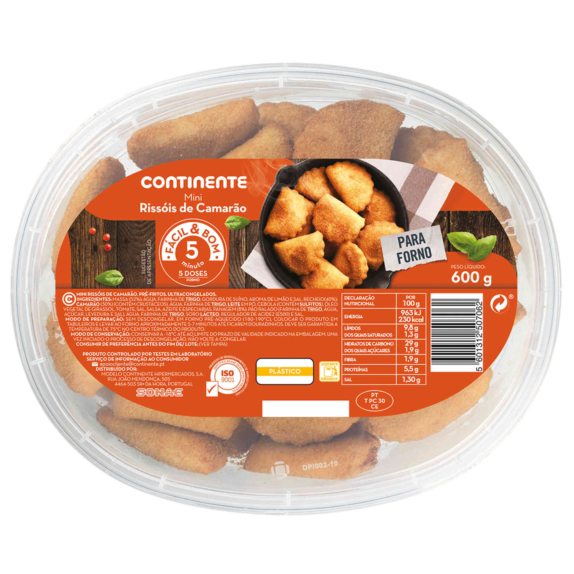 Mini Rissóis de Camarão Pré-Fritos Mini Rissóis de Camarão Pré-Fritos