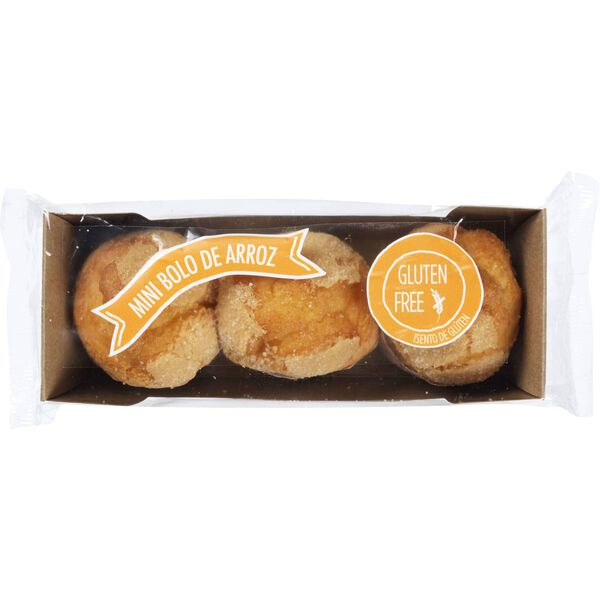 Mini Bolo de Arroz Sem Glúten Museu do Pão