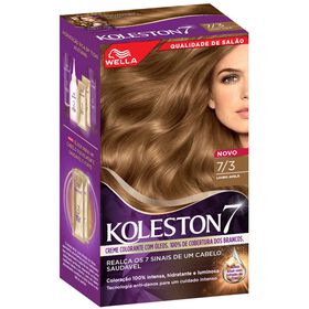 Colora&ccedil;&atilde;o Permanente Louro Avel&atilde; 7.3 Koleston