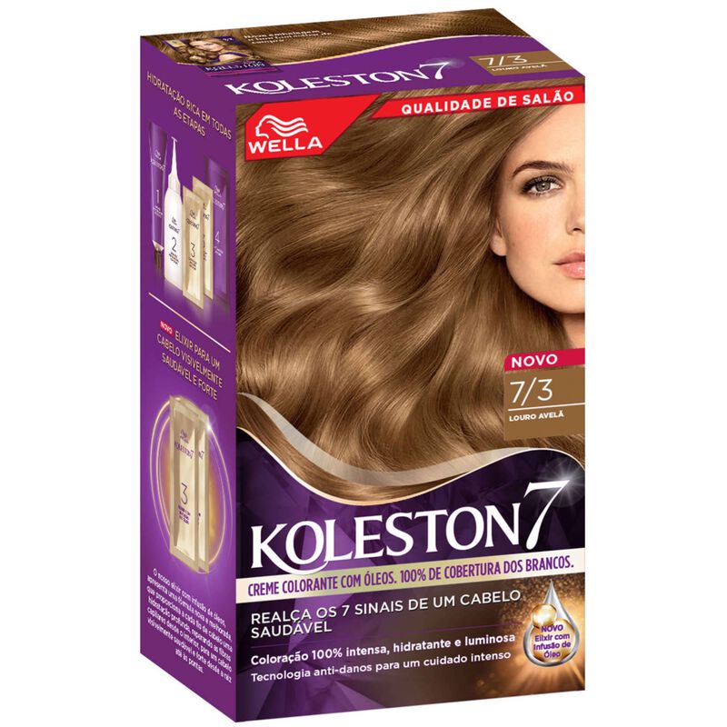 Coloração Permanente Louro Avelã 7.3 Koleston