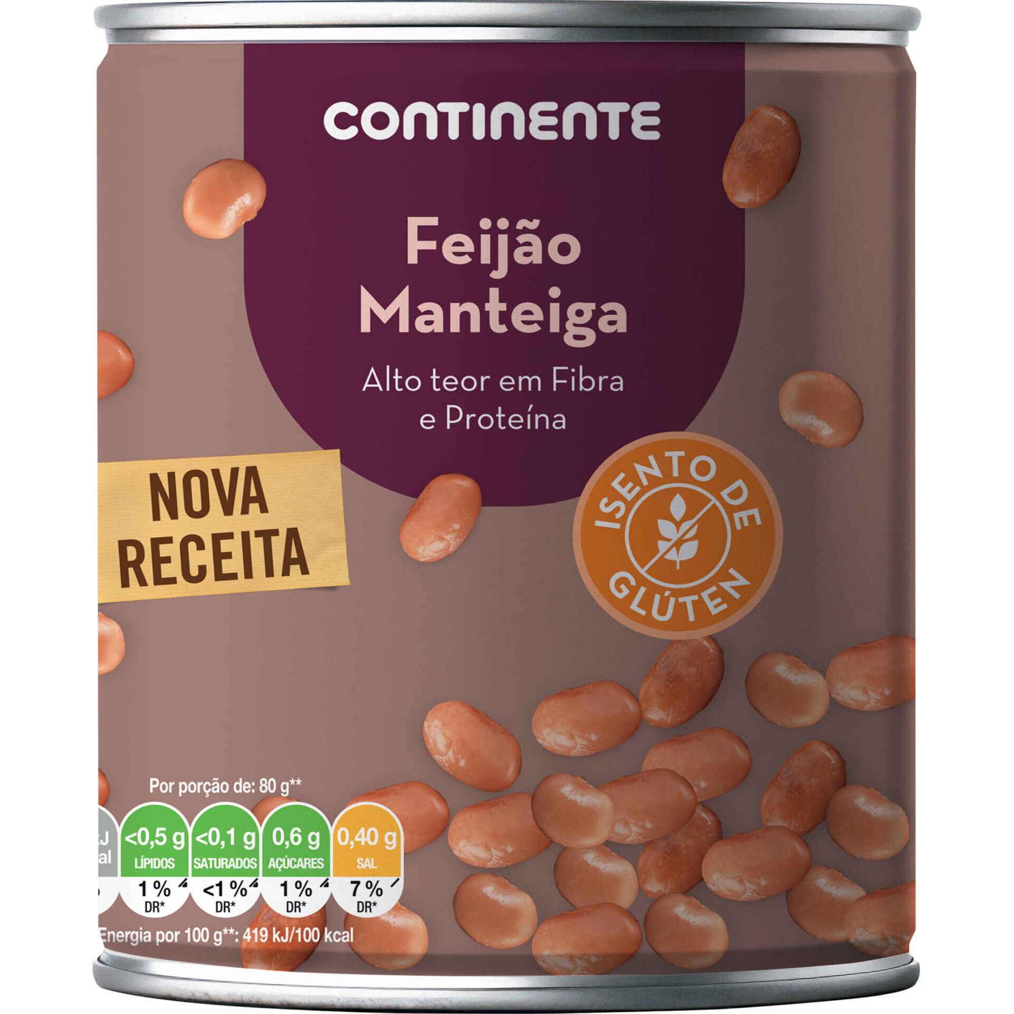 Feij&atilde;o Manteiga Cozido Continente