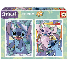 Puzzle Disney Stitch 2x500 Peças