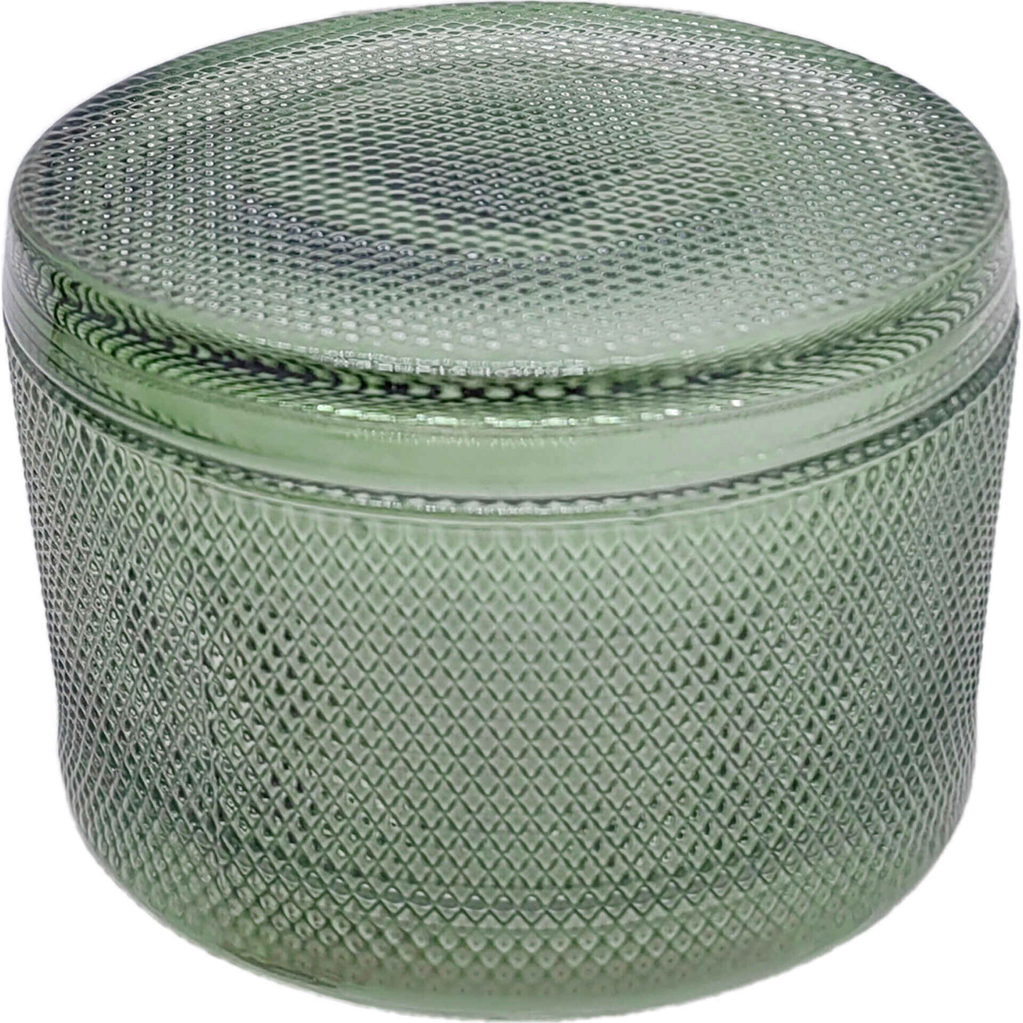 Vela em Copo Baixo Vidro com Tampa 160g Verde