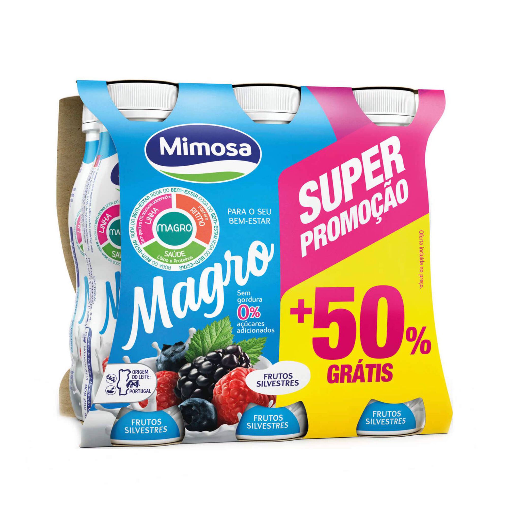 Iogurte Líquido Magro Frutos Silvestres Iogurte Líquido Magro Frutos Silvestres