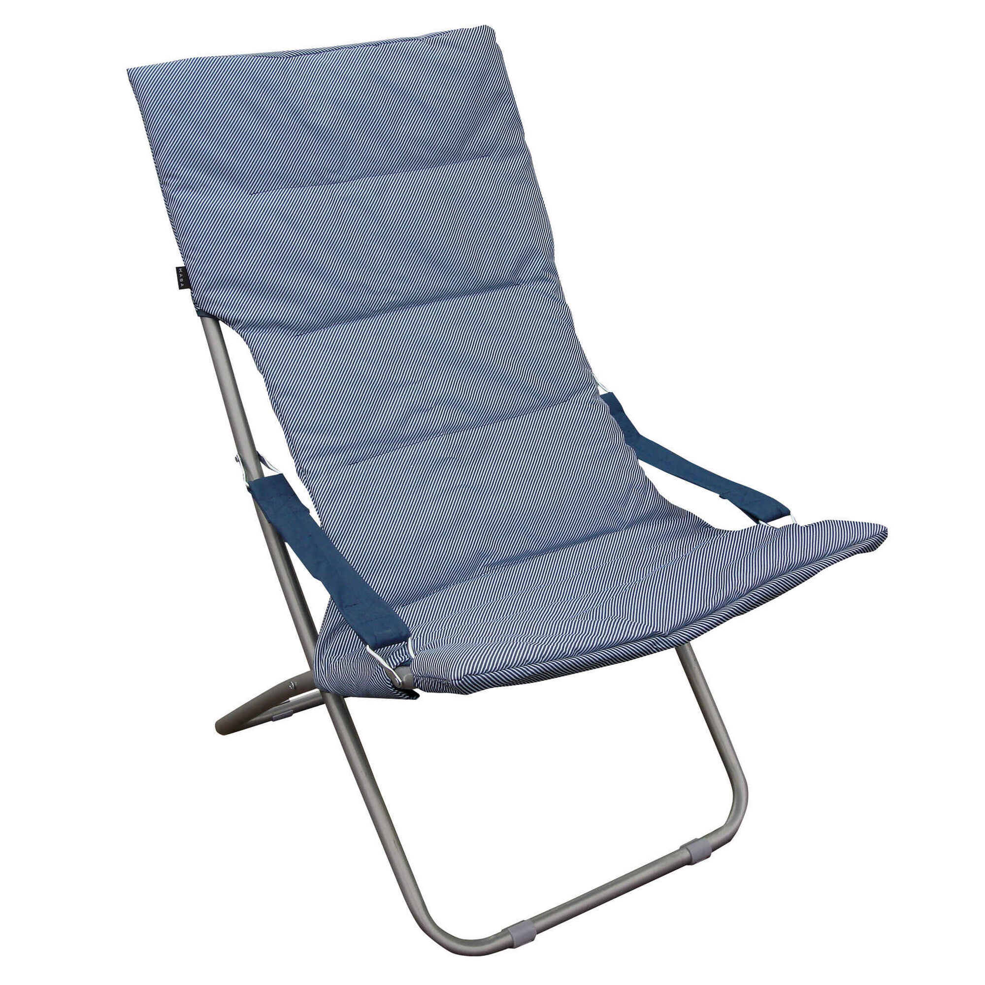 Cadeira Acolchoada Azul Habana Malibu