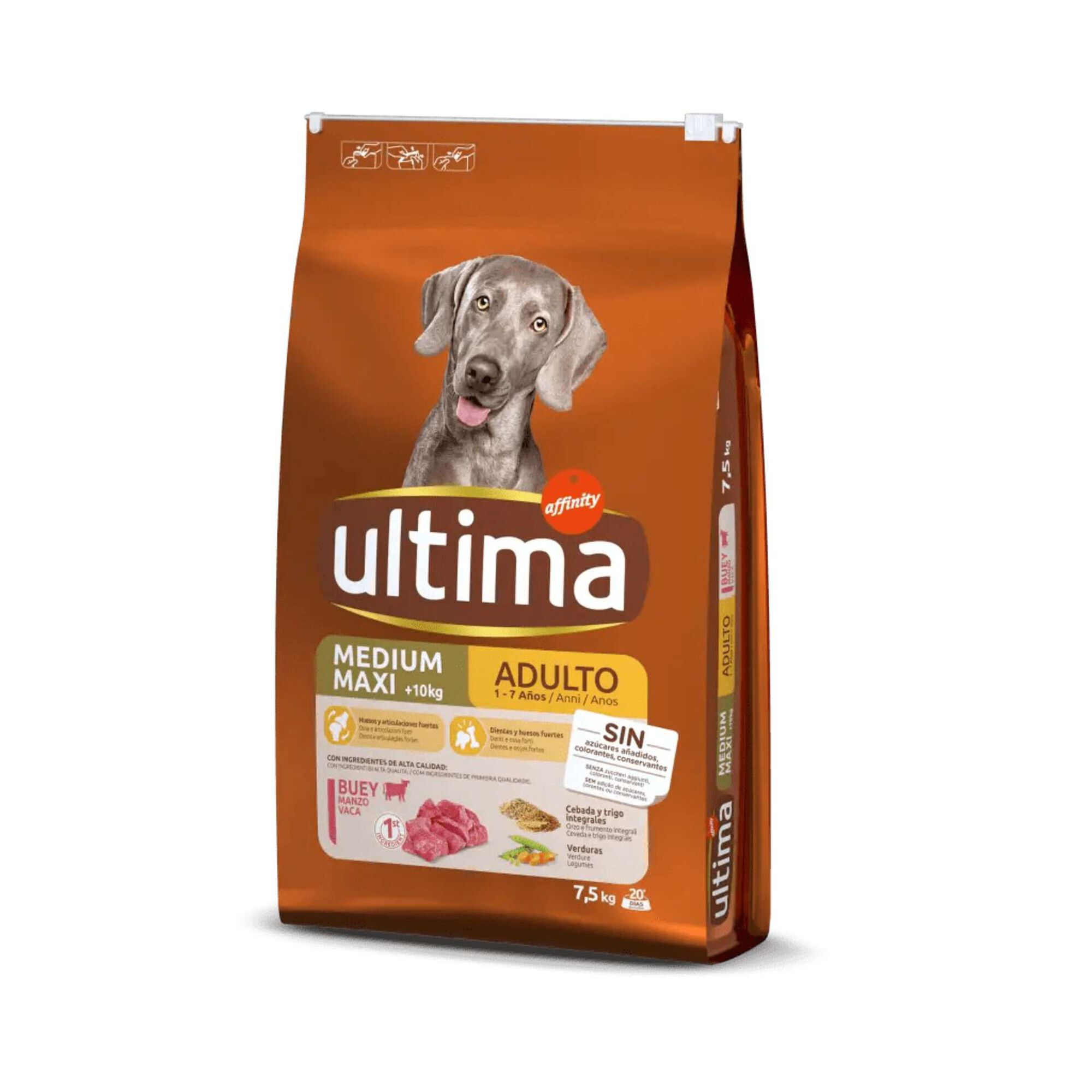 Ração para Cão Adulto Médio e Maxi Vaca e Arroz
