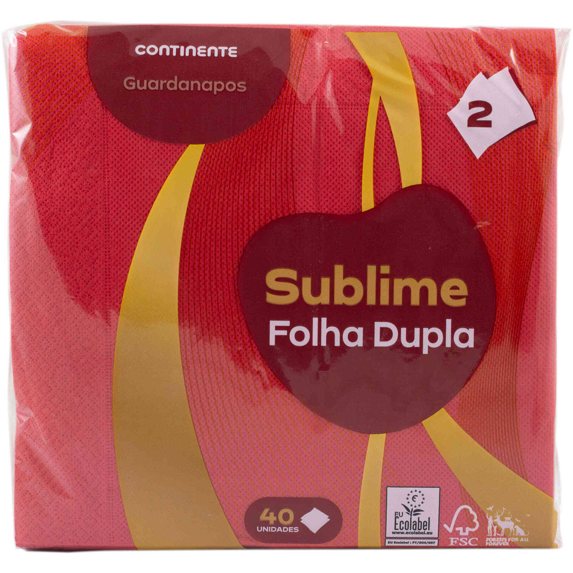 Guardanapos 2 Folhas Vermelho