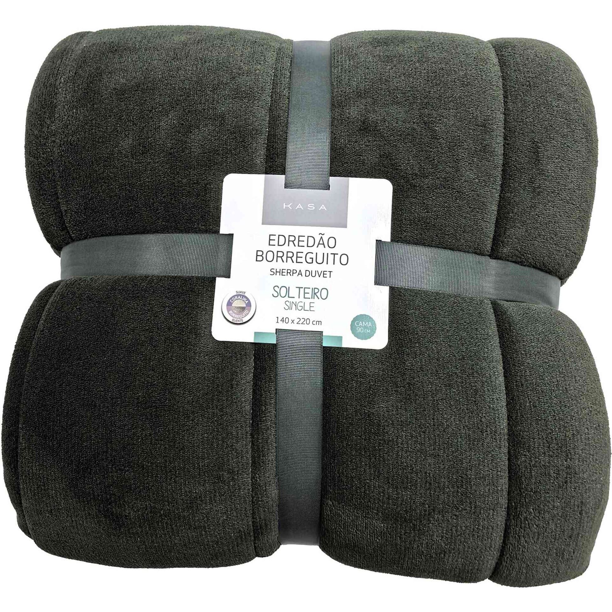 Edredão Coral Borreguito Verde