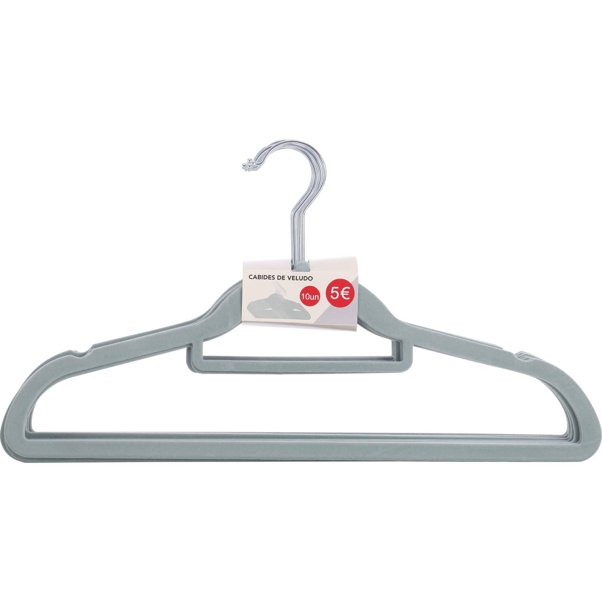 Conjunto 10 Cabides de Veludo