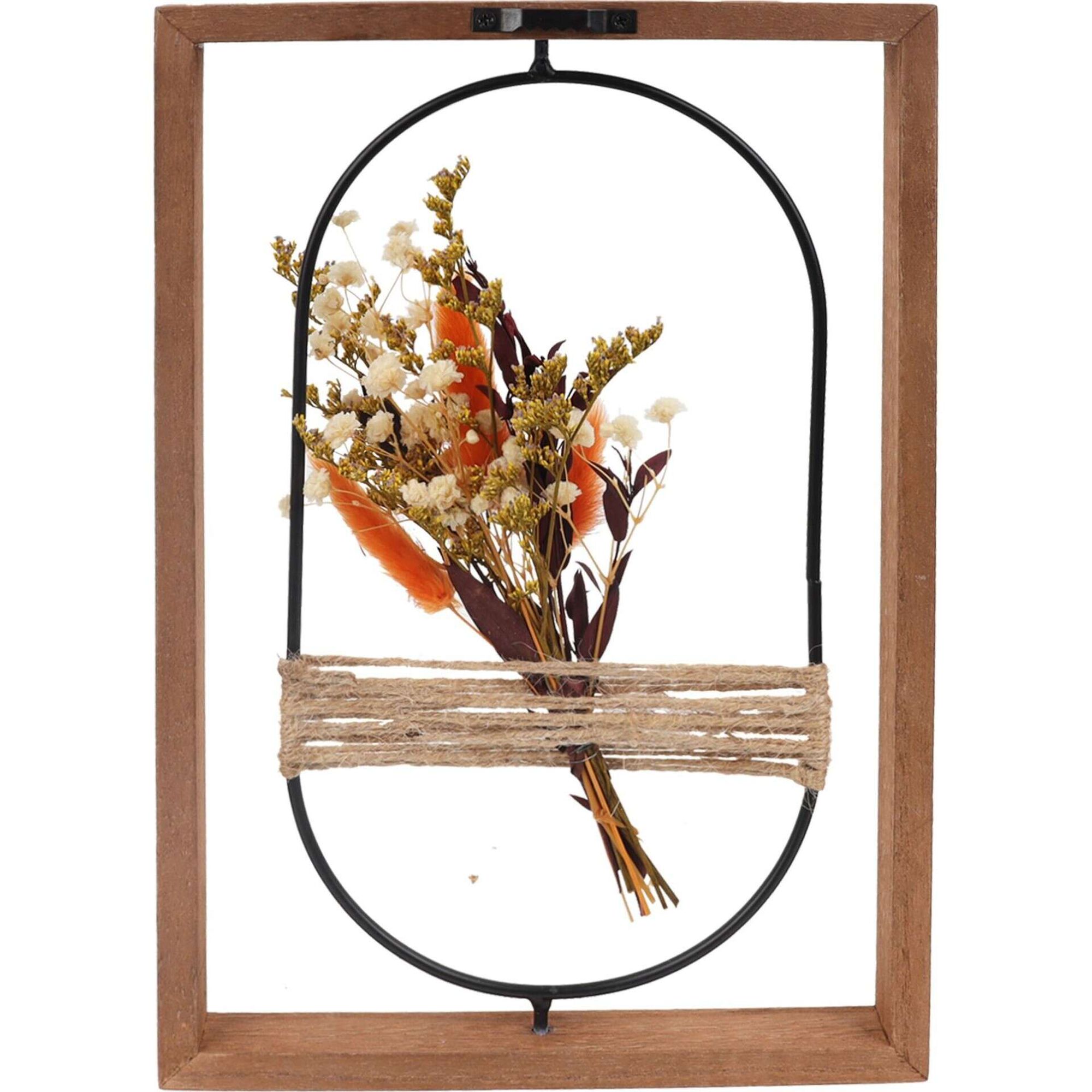 Quadro Flores Secas Brancas