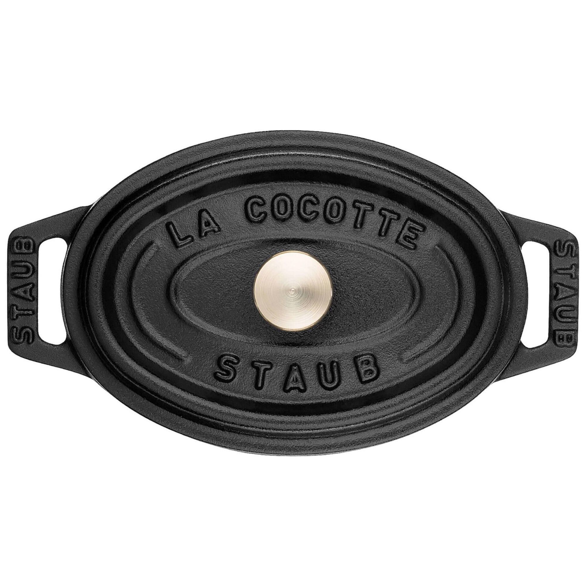 Ca&ccedil;arola Oval Ferro Fundido 11cm Preta Staub