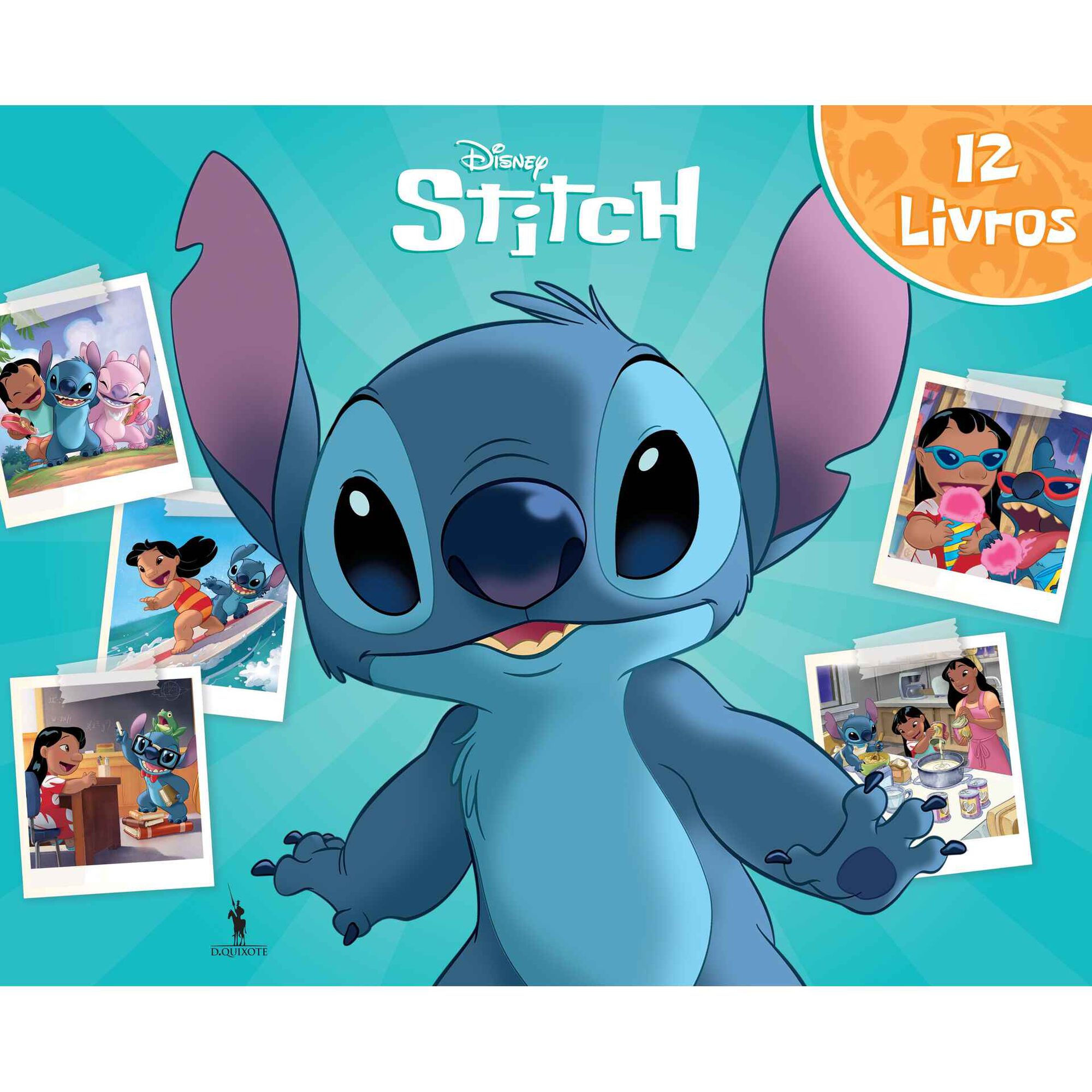 Disney Stitch - 12 Livros dos teus Her&oacute;is