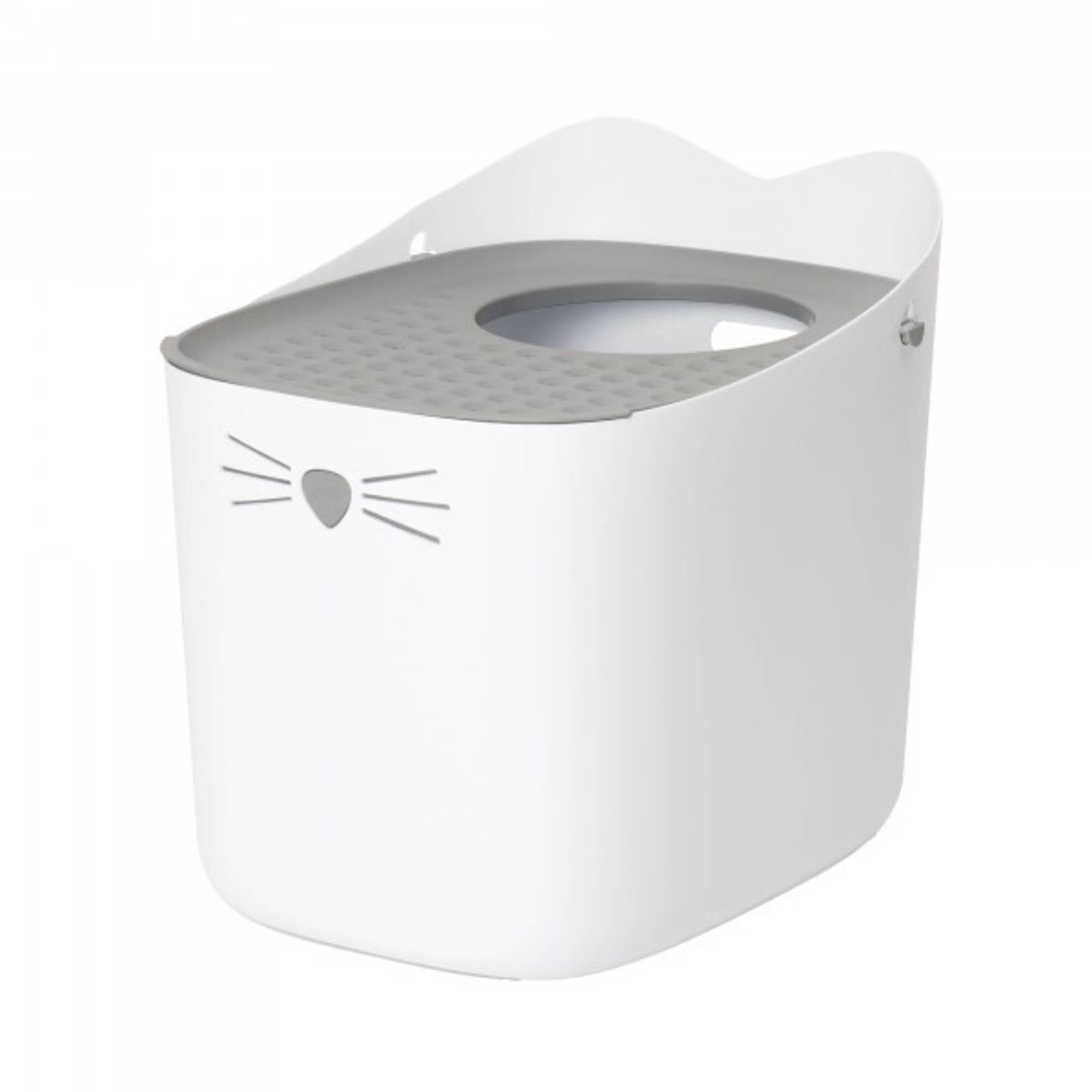 Caixa de Areia para Gato Pixi Branca Catit