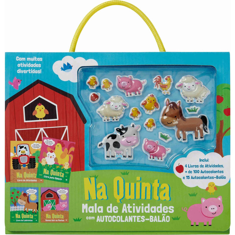 Na Quinta -  com Autocolantes Balão de Mala de Atividades