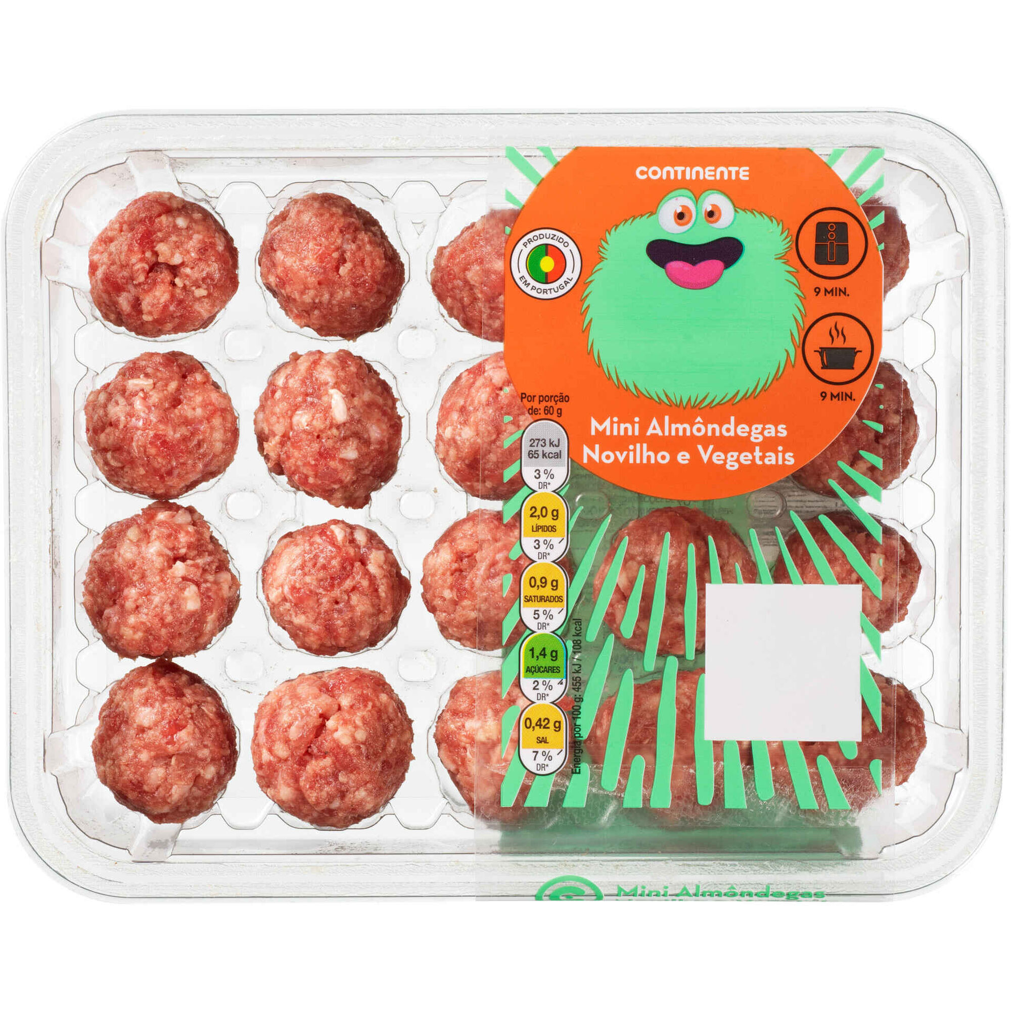 Mini Alm&ocirc;ndegas Novilho e Vegetais Continente