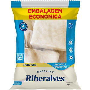 Postas de Bacalhau MSC Ultracongelado Riberalves