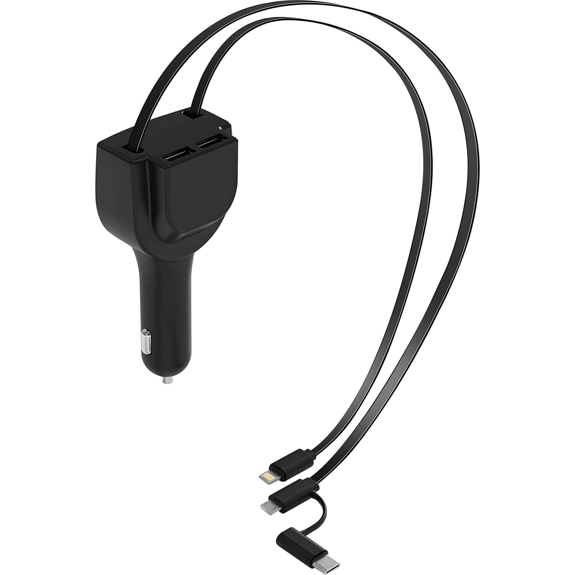 Carregador 3 em 1 Extensível com Ligação