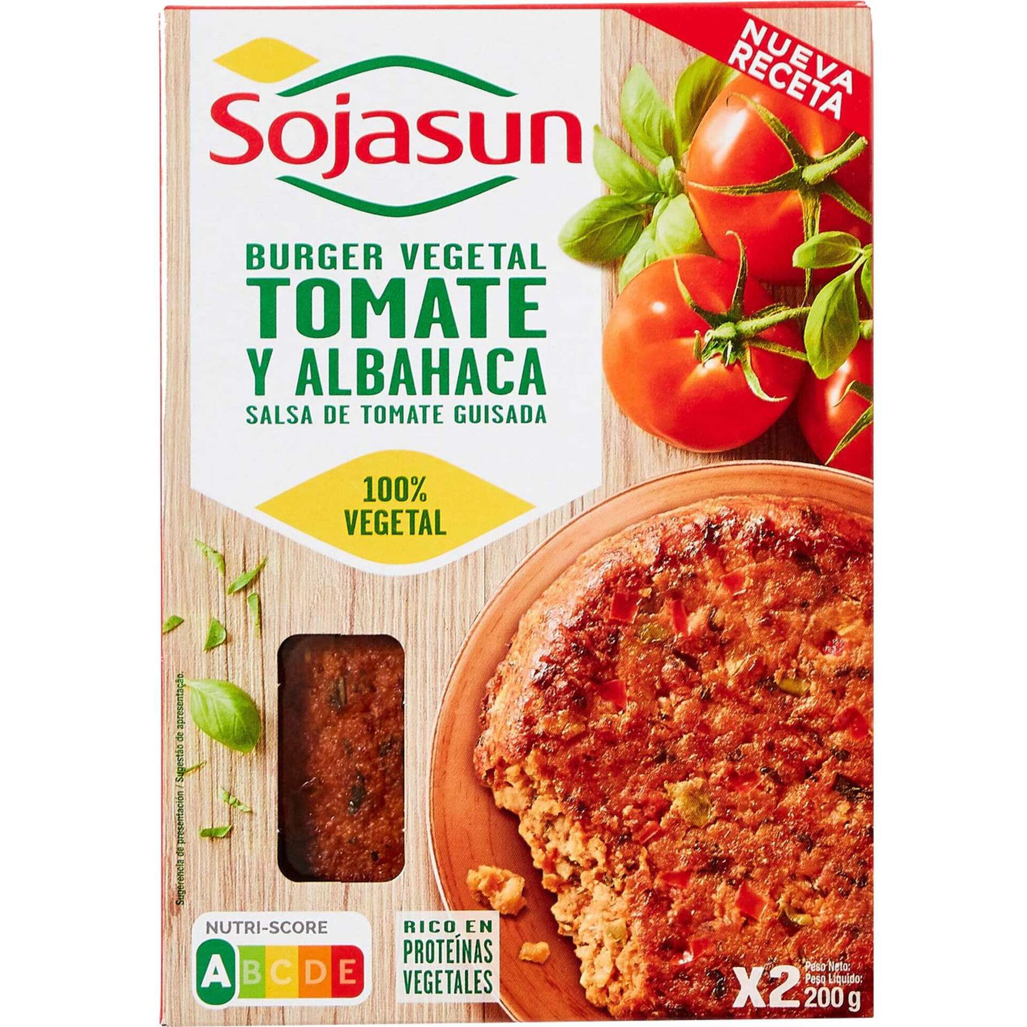 Hambúrguer Salsa e Tomate Vegetal Hambúrguer Salsa e Tomate Vegetal
