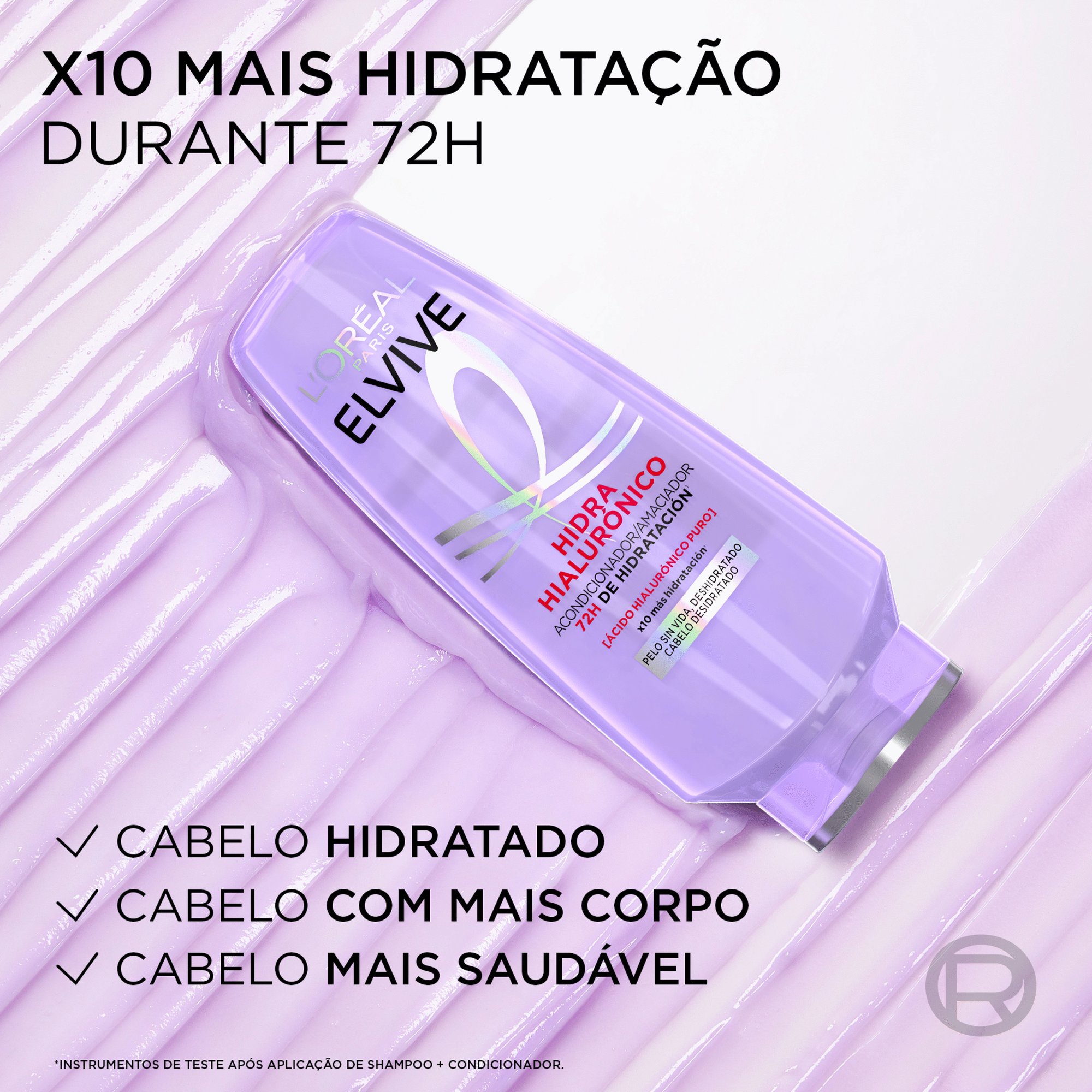 Condicionador Hidra Hialur&oacute;nico L'Or&eacute;al Paris Elvive